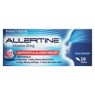 Allertine Bilastine 20mg - 10 tablets