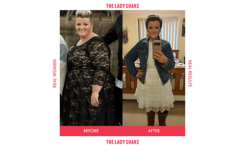 Lady shake real result 3