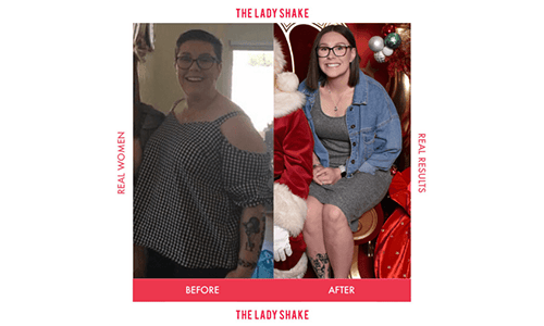 Lady shake real result 4