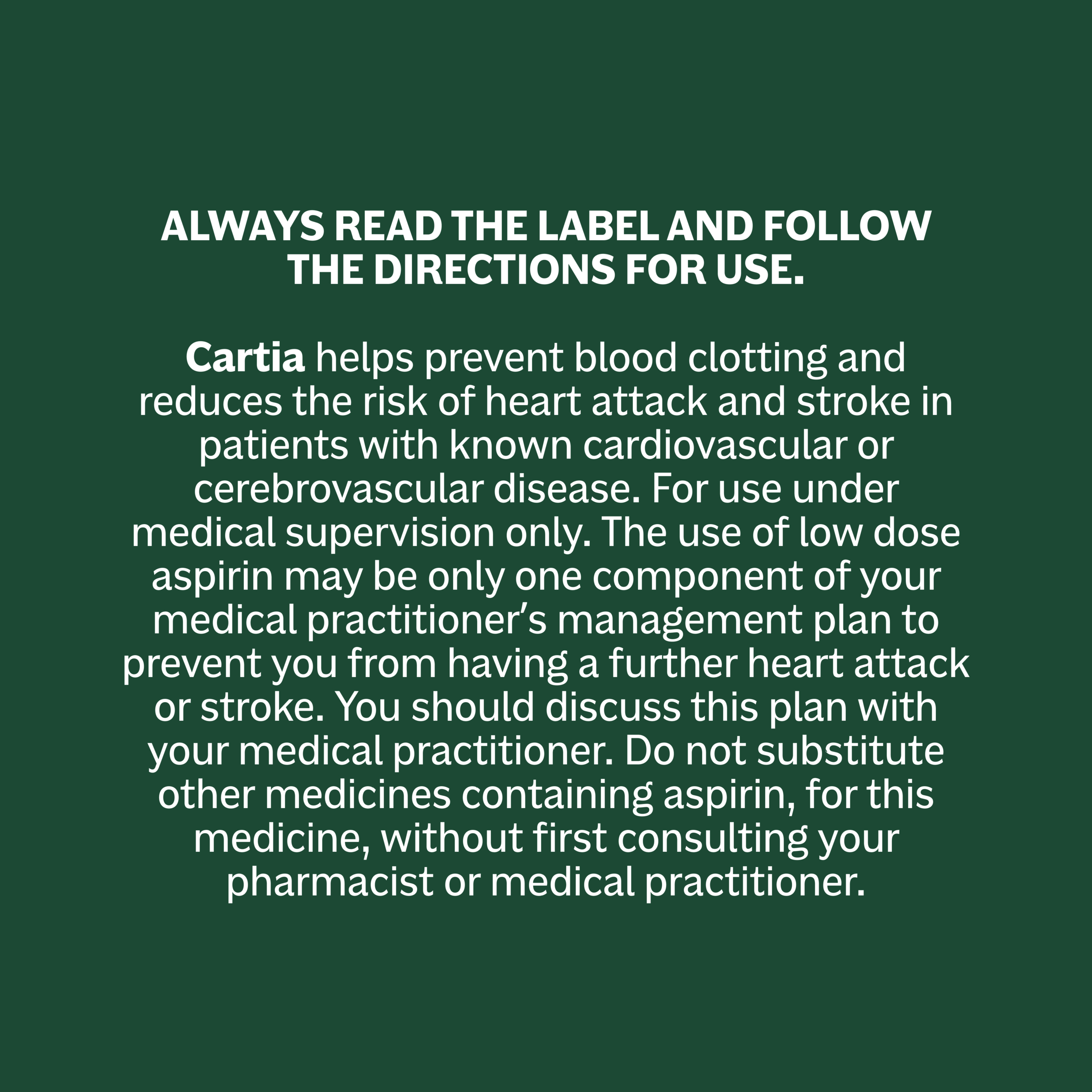 Cartia 100mg - 84 tablets - Image 6