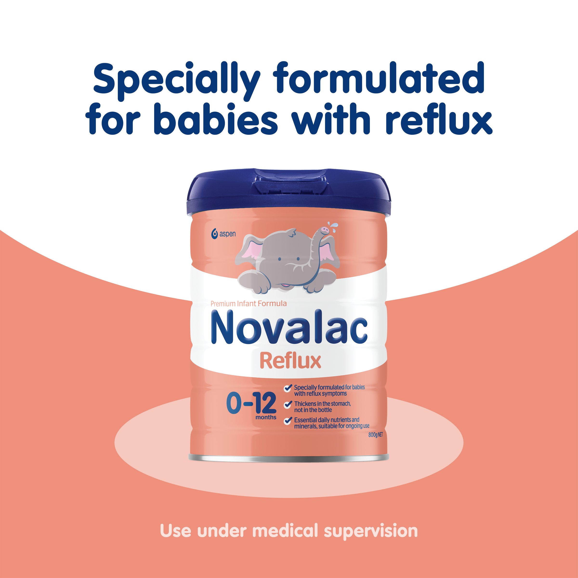 Novalac Infant Formula Anti-Reflux 0-12 Months 800g - Image 6