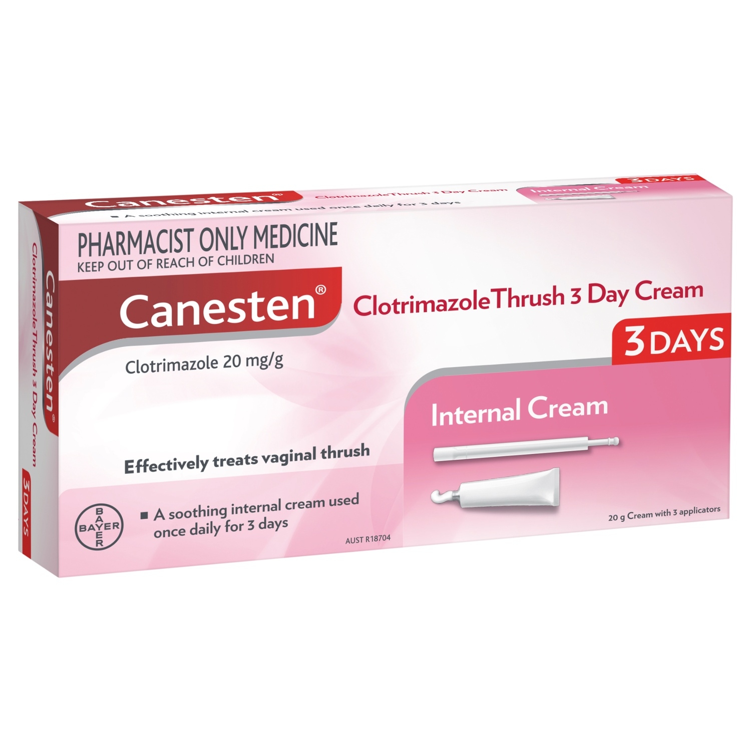 Canesten Vaginal 3 Day Cream 2% - 20g - Image 7