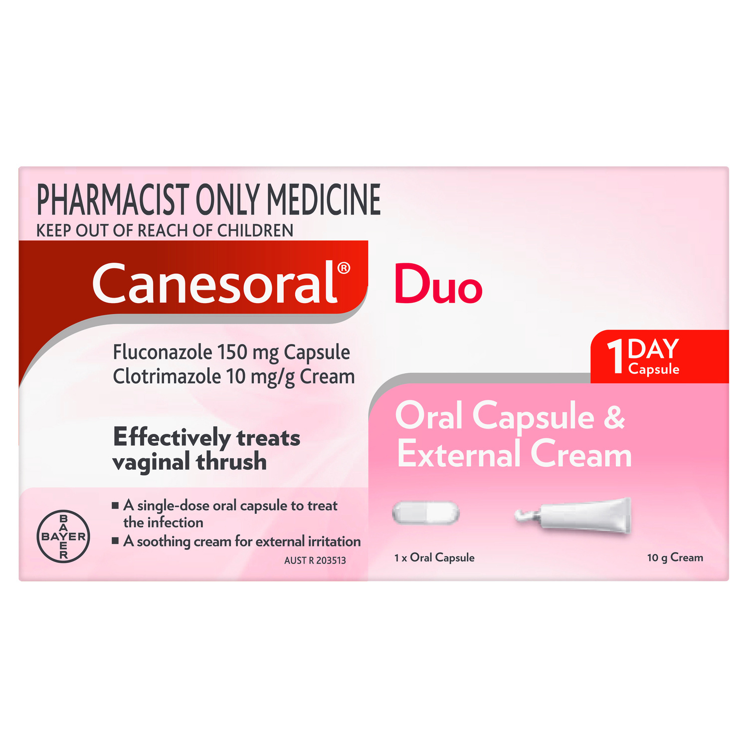 Canesten Vaginal 6 Day Cream 1% - 35g - Image 1