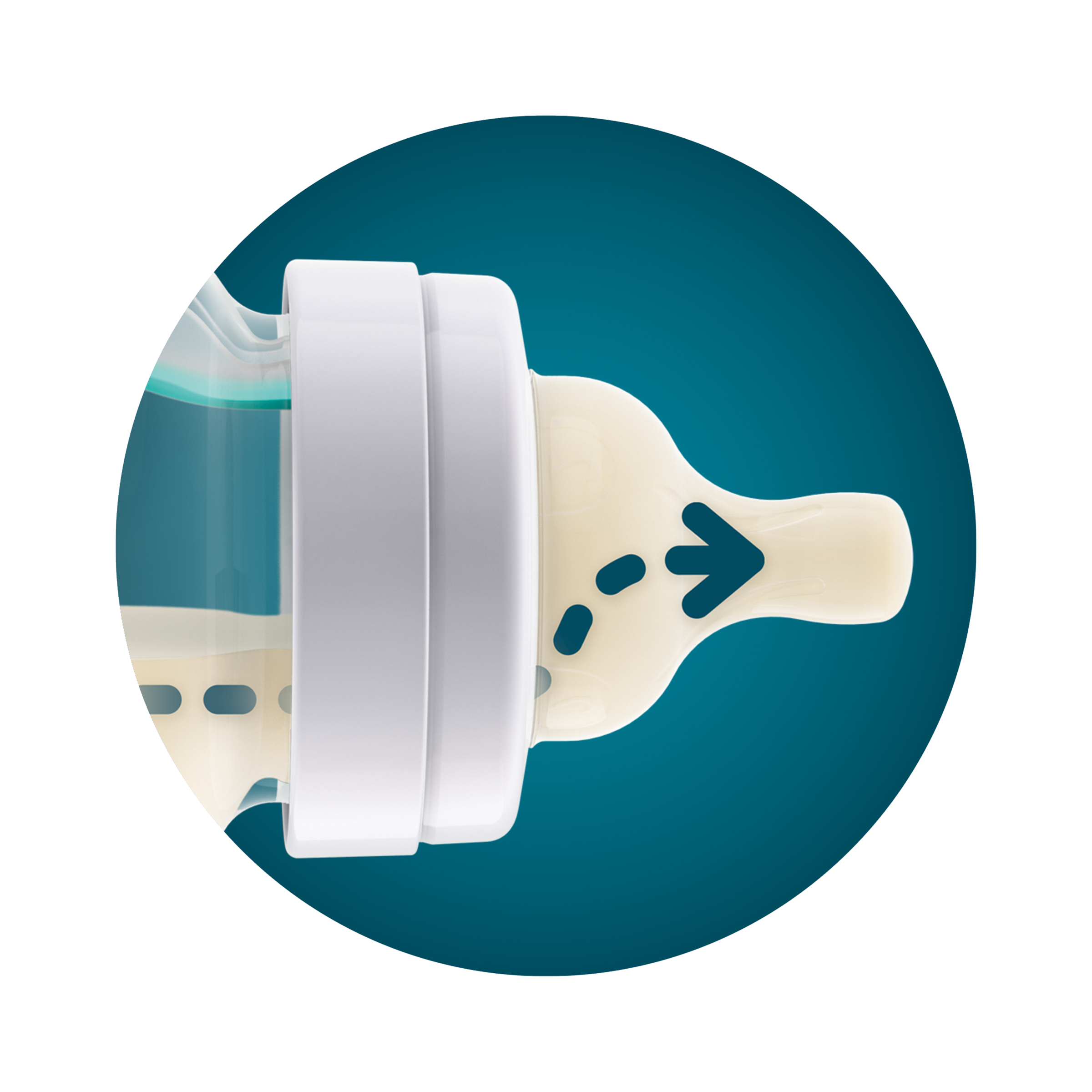 Avent Anti-Colic Silicone Teat Medium Flow 3M+ BPA Free 2 pack - Image 3