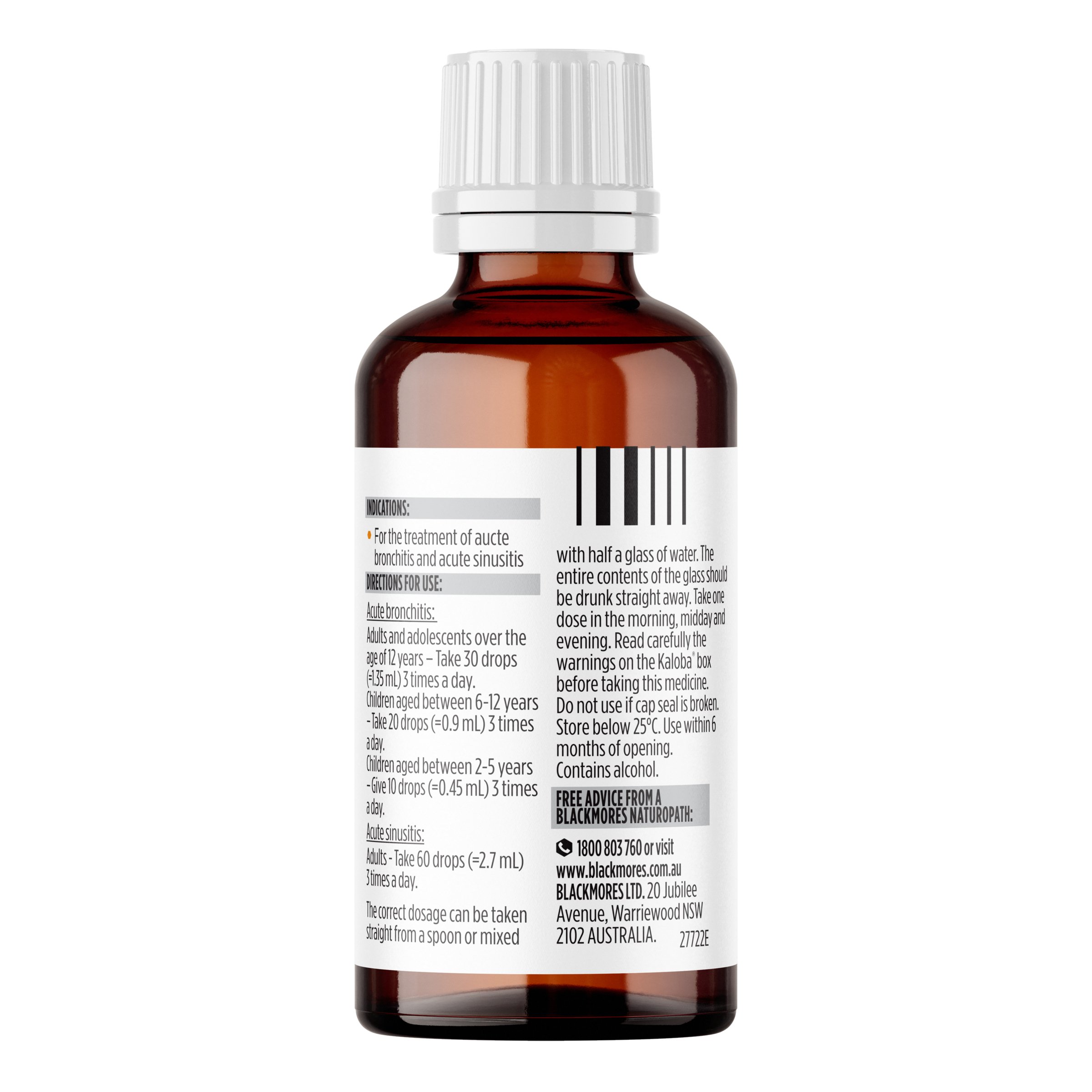 Blackmores Kaloba Syrup 50ml - Image 9