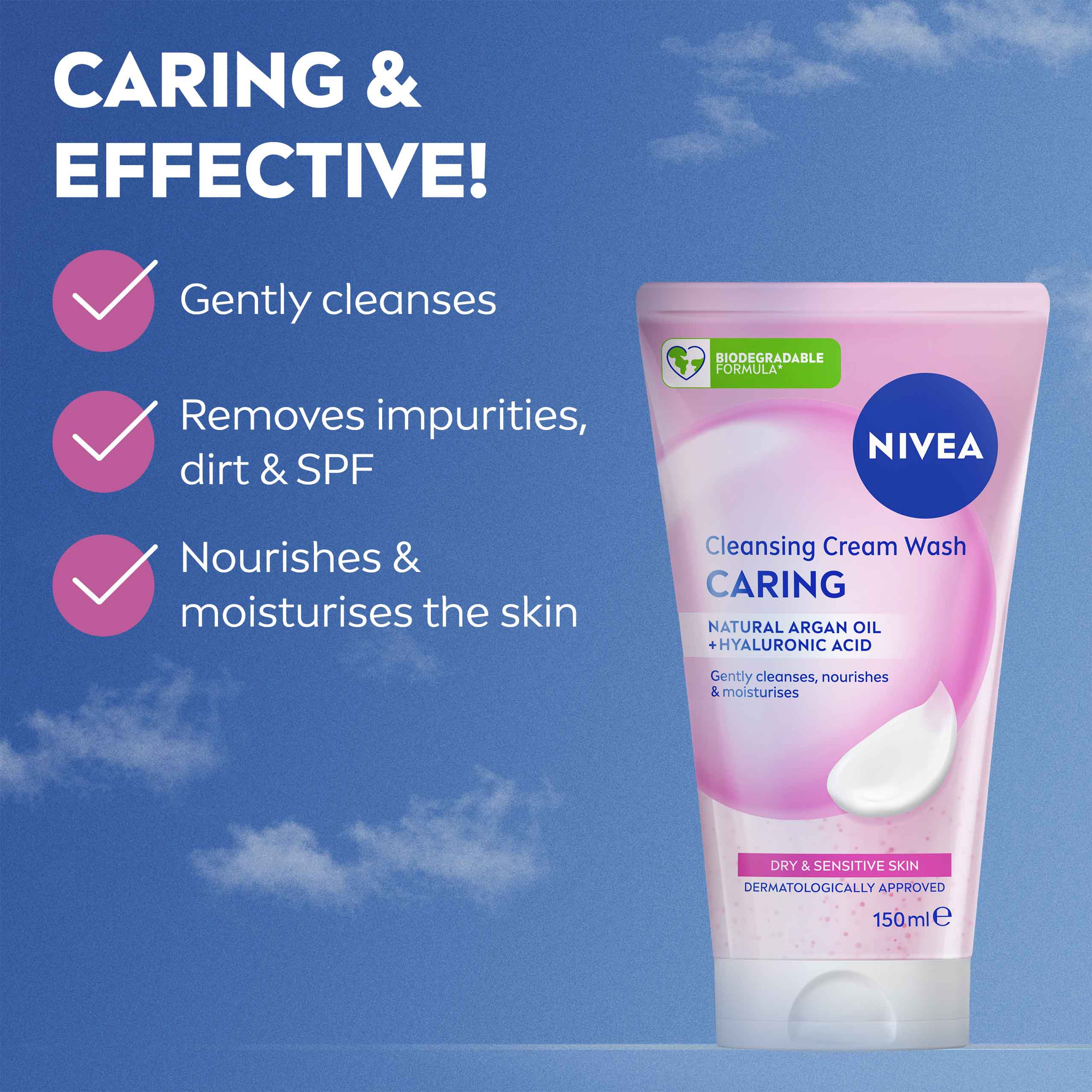 Nivea Daily Essentials Gentle Cleansing Creme Wash 150ml - Image 9