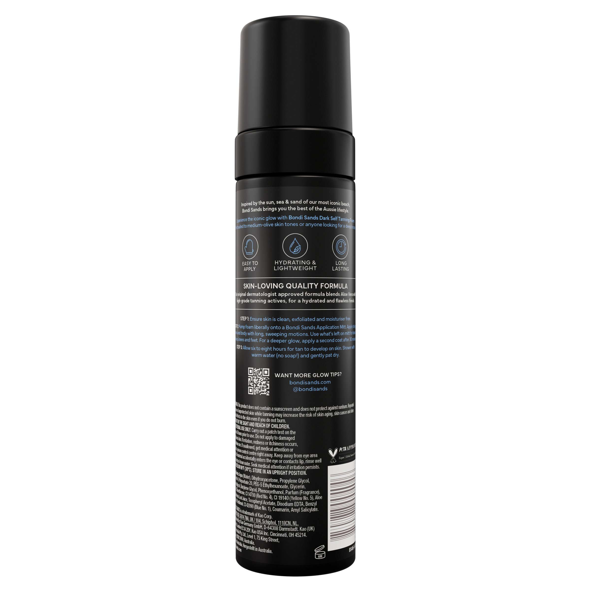 Bondi Sands Self Tanning Foam Dark 200ml - Image 2