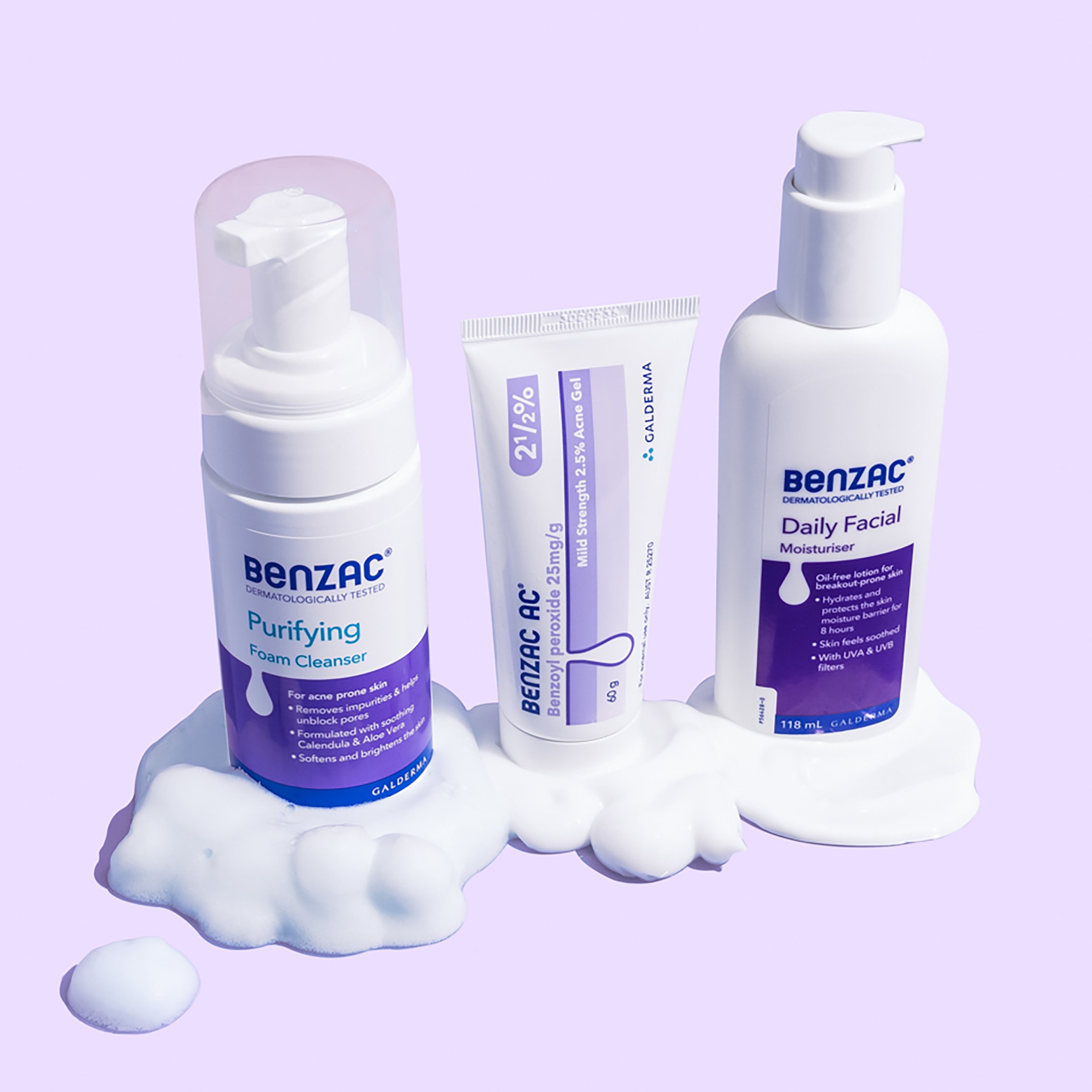 Benzac Daily Purifying Foam Cleanser 130ml - Image 4