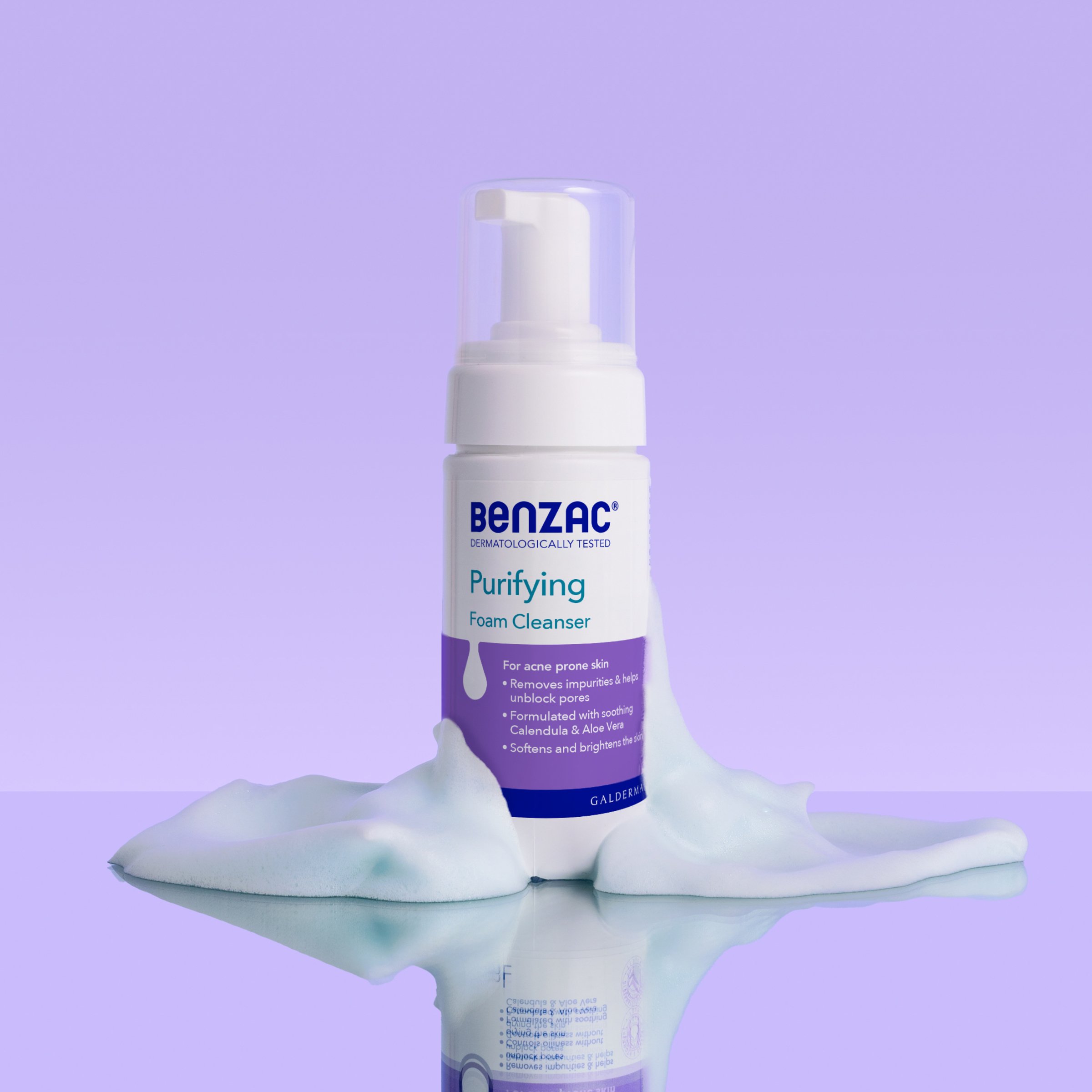 Benzac Daily Purifying Foam Cleanser 130ml - Image 3
