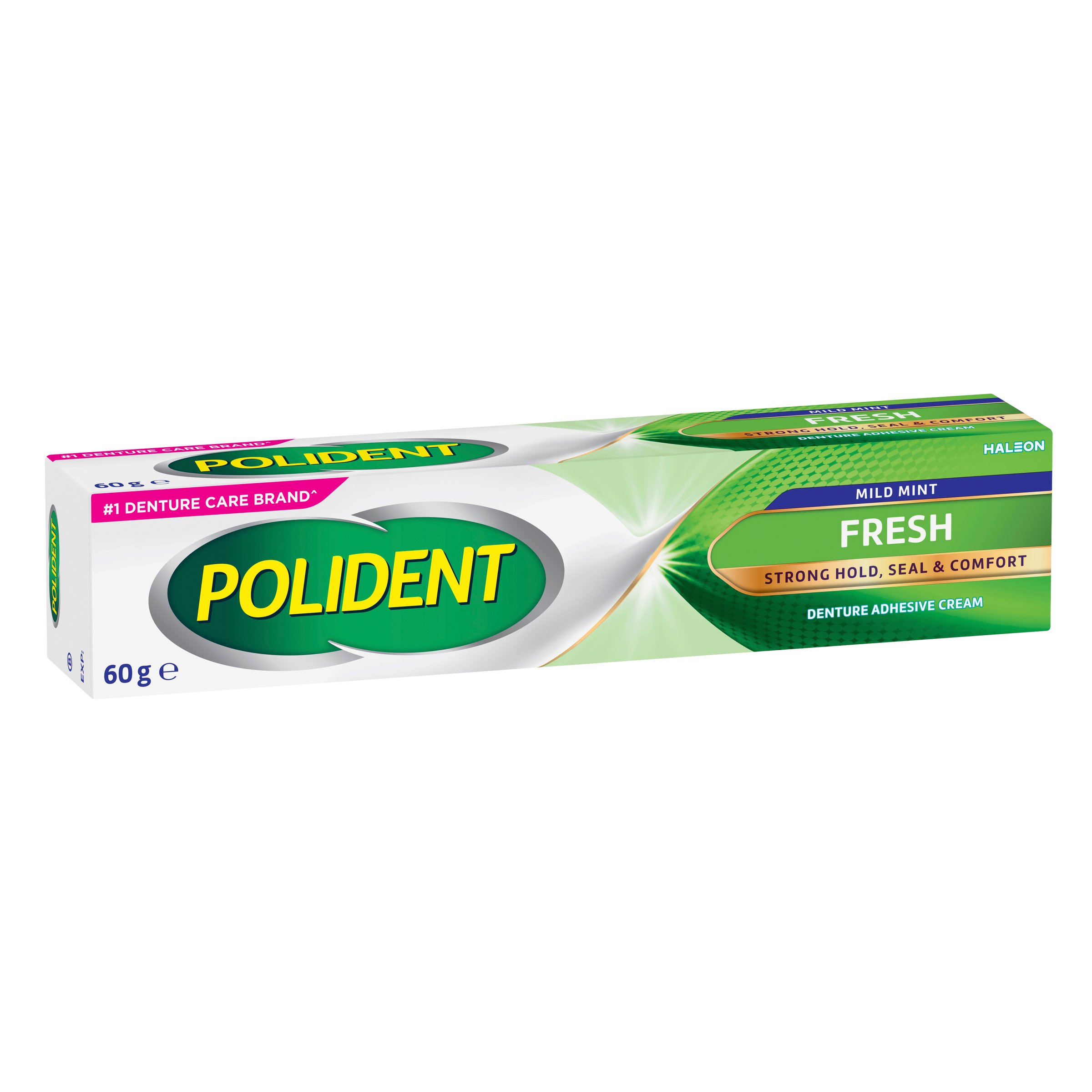 Polident Denture Adhesive Cream Fresh Mint 60g - Image 6