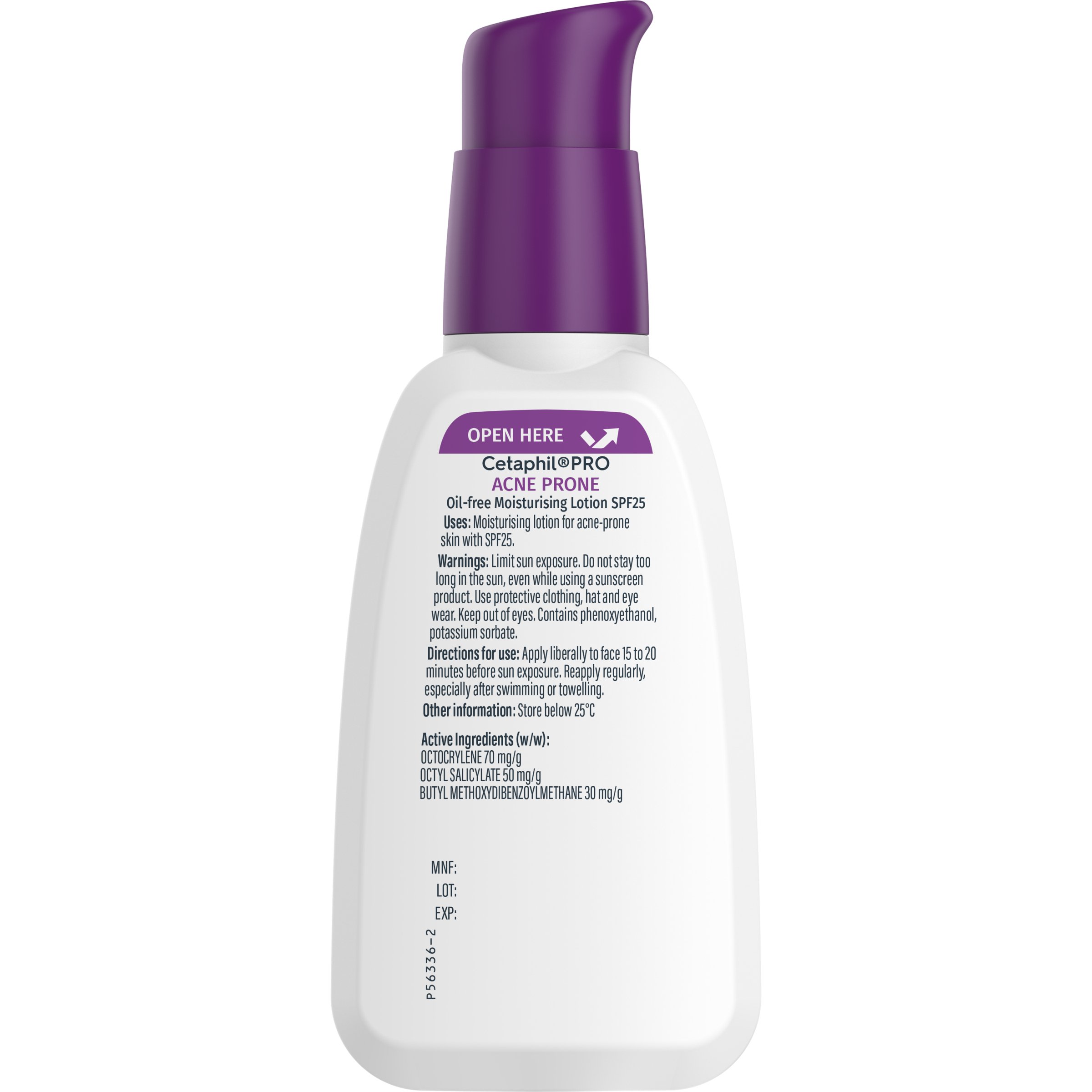 Cetaphil Derma Control Oil-Free Facial Moisturising Lotion SPF25+ 118ml - Image 2