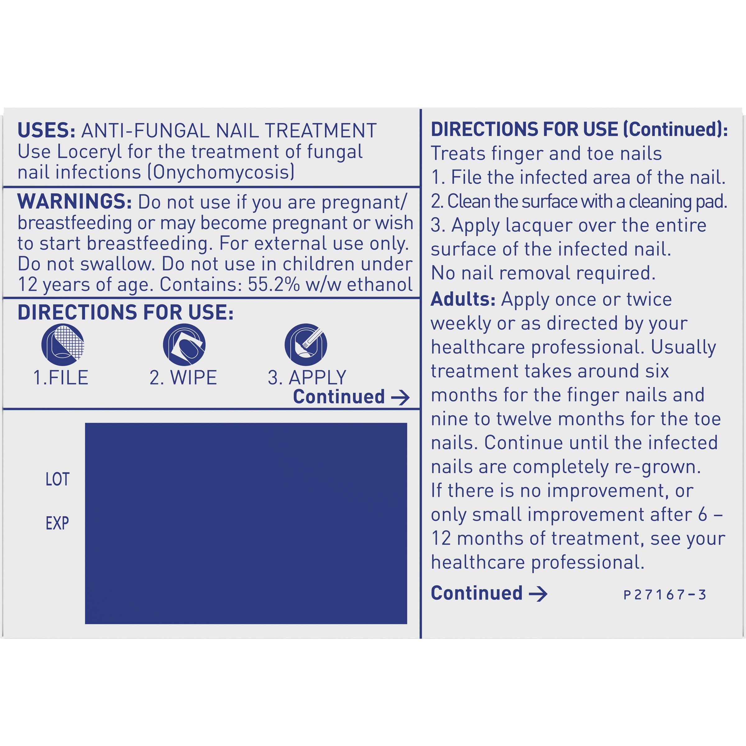 Loceryl Anti-Fungal Nail Treatment 5ml - Image 2