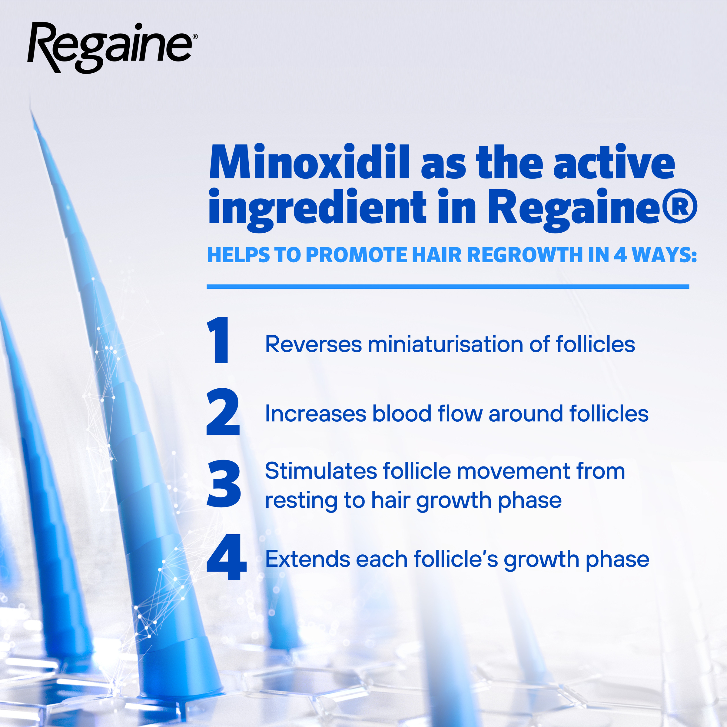 Regaine Hair Loss Treatment Mens Extra Strength 4 Months 60ml X 4 - 240ml - Image 5