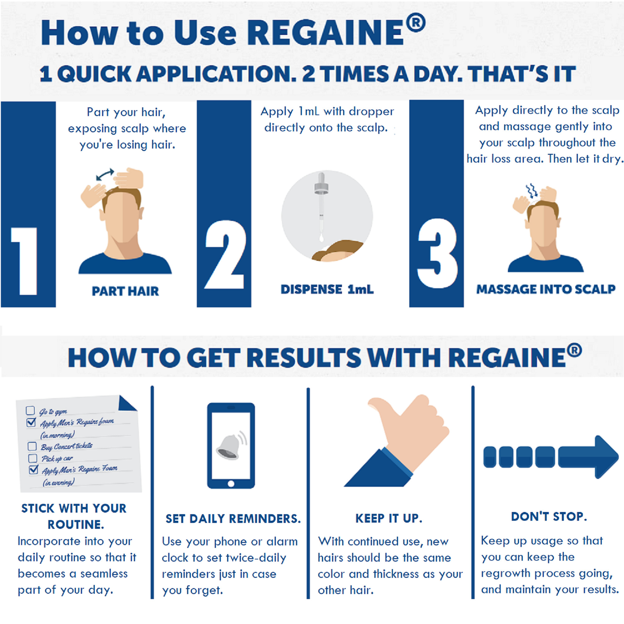Regaine Hair Loss Treatment Mens Extra Strength 4 Months 60ml X 4 - 240ml - Image 9