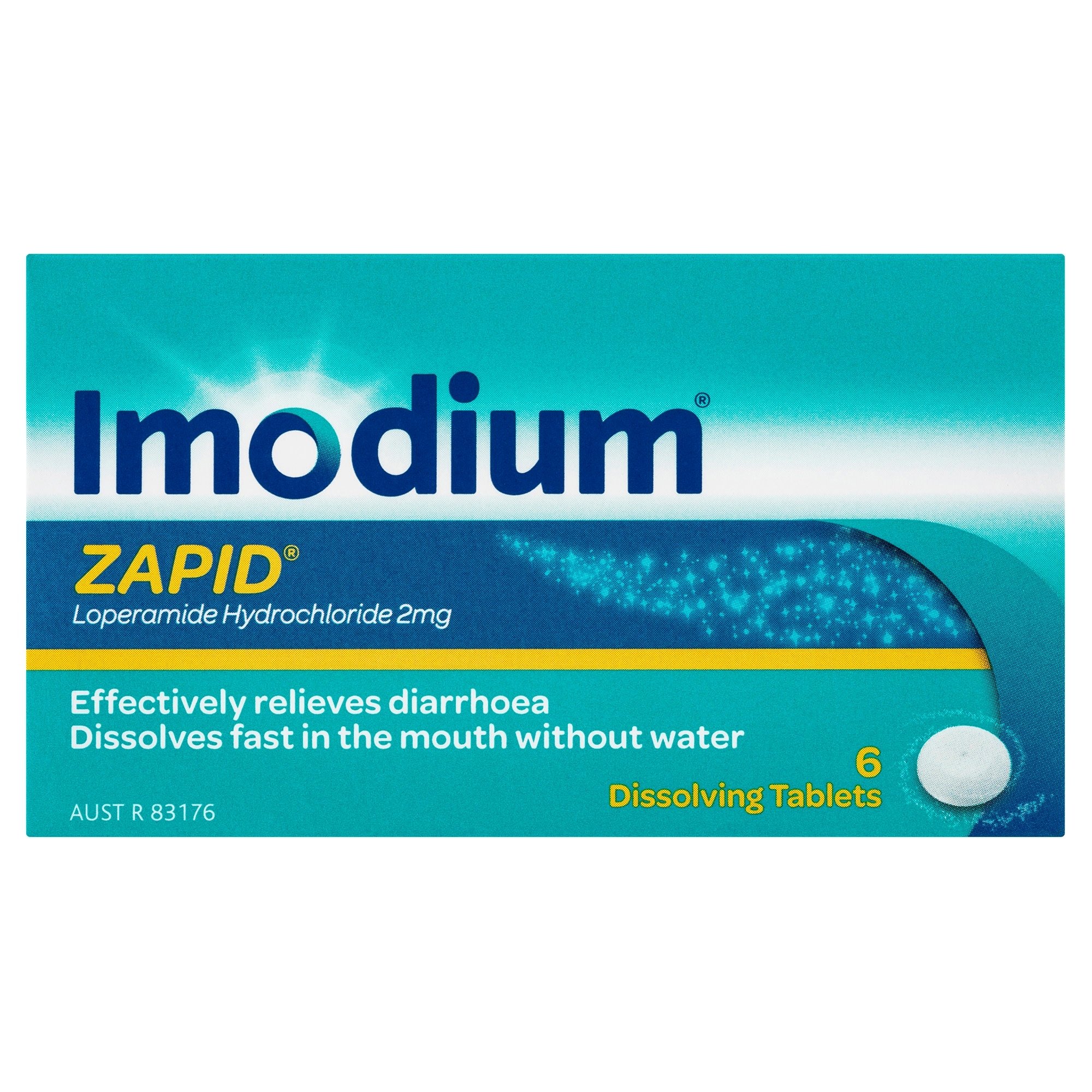 Imodium Zapid 2mg - 6 tablets - Image 1