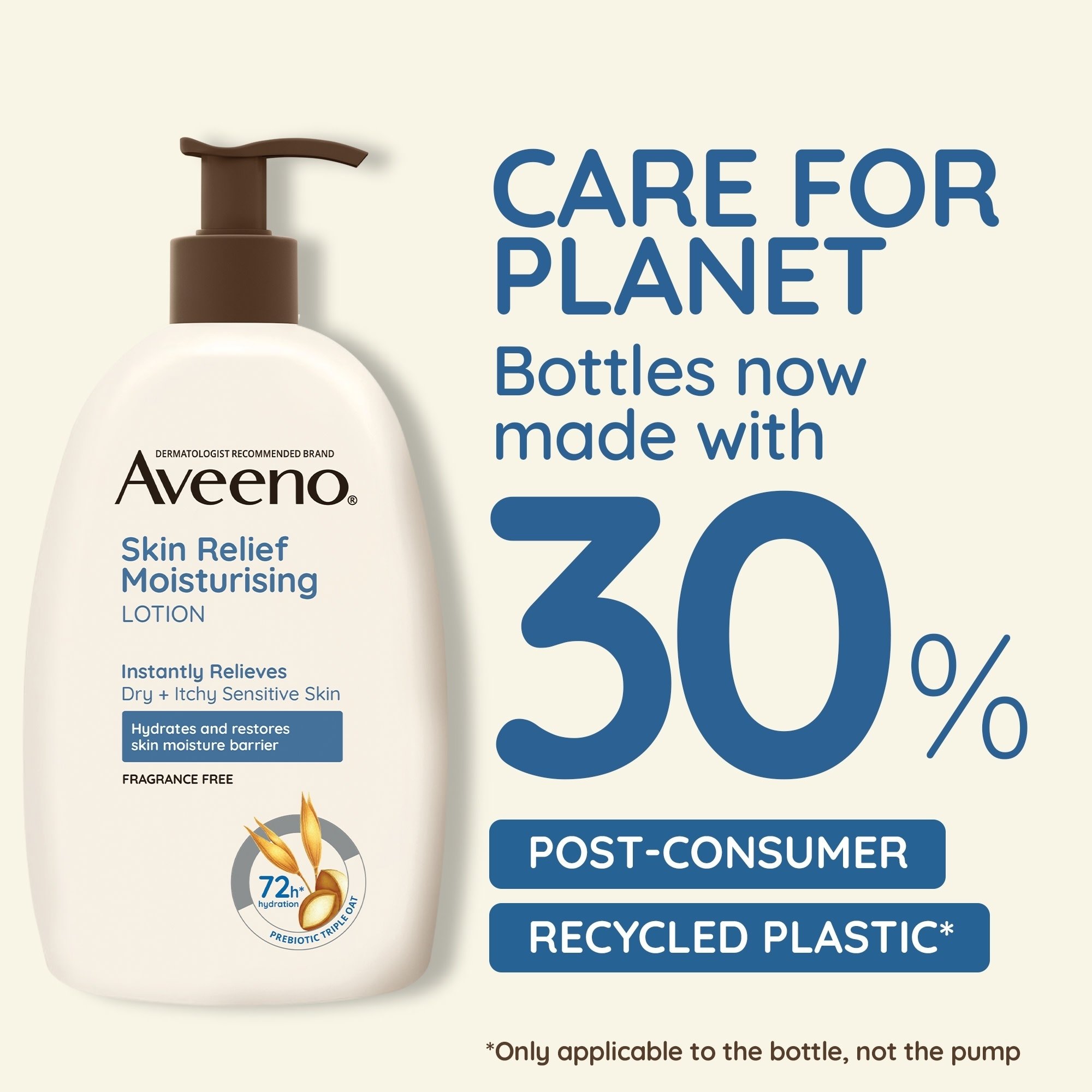 Aveeno Skin Relief Moisturising Lotion Fragrance Free 354ml - Image 3