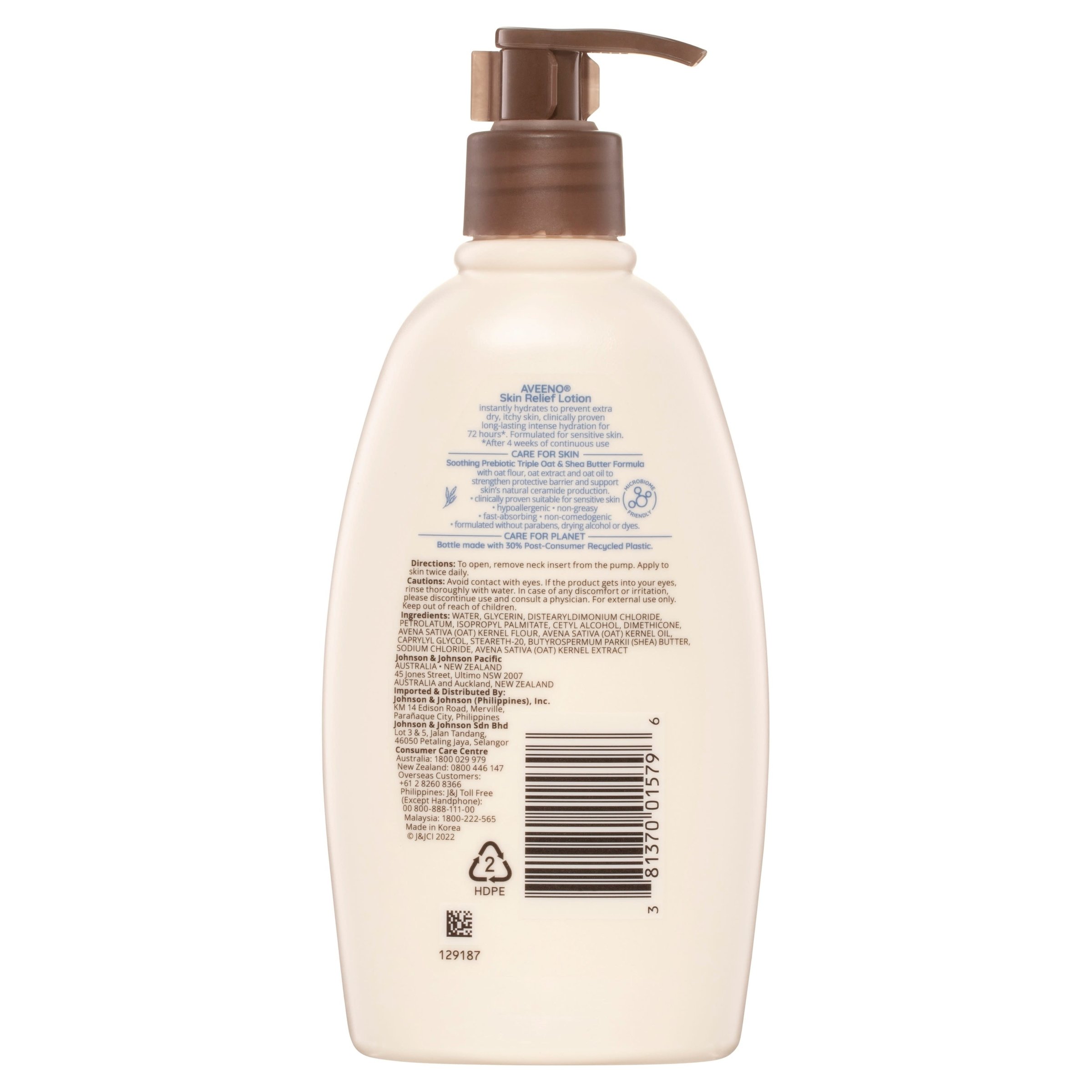 Aveeno Skin Relief Moisturising Lotion Fragrance Free 354ml - Image 2