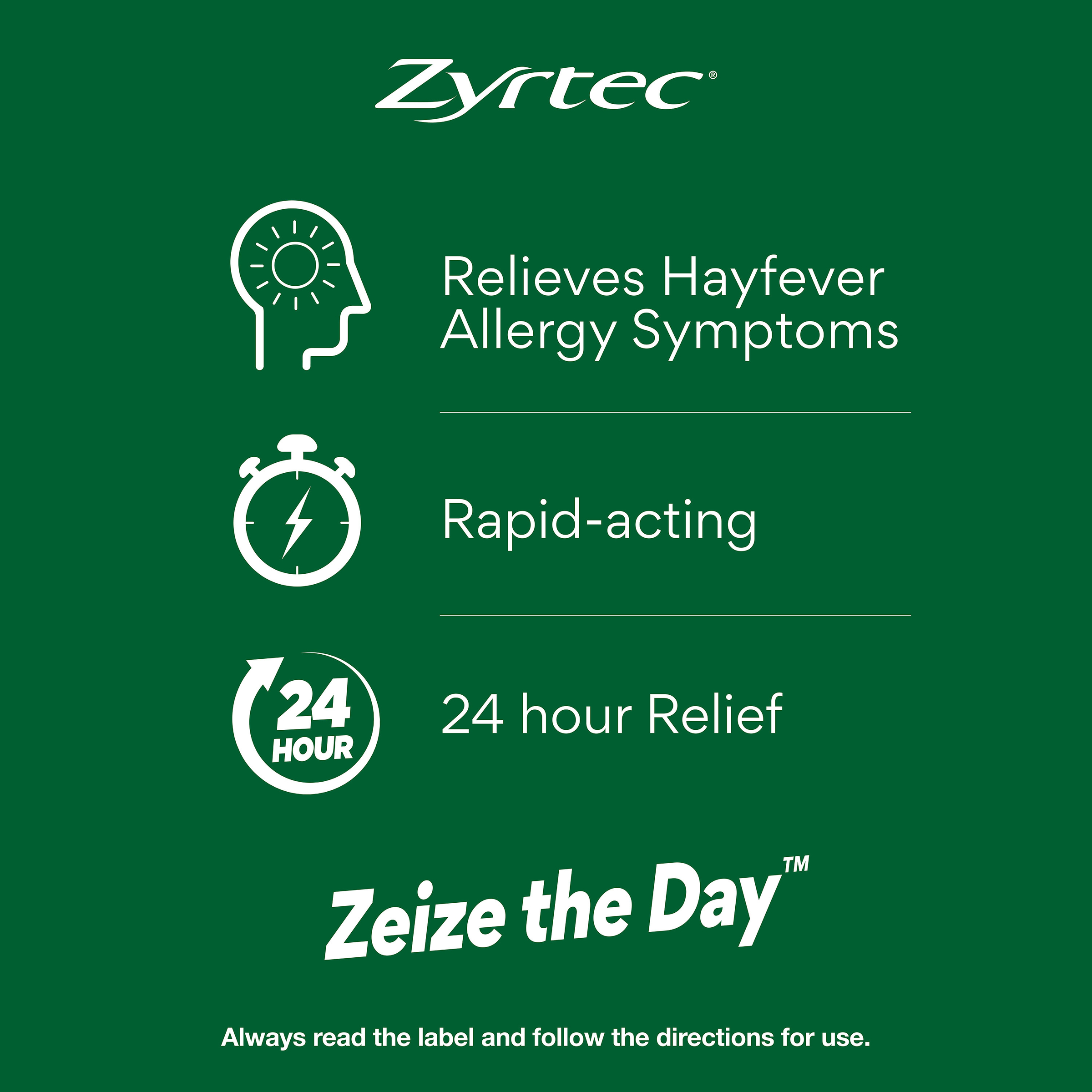 Zyrtec 10mg - 50 tablets - Image 6