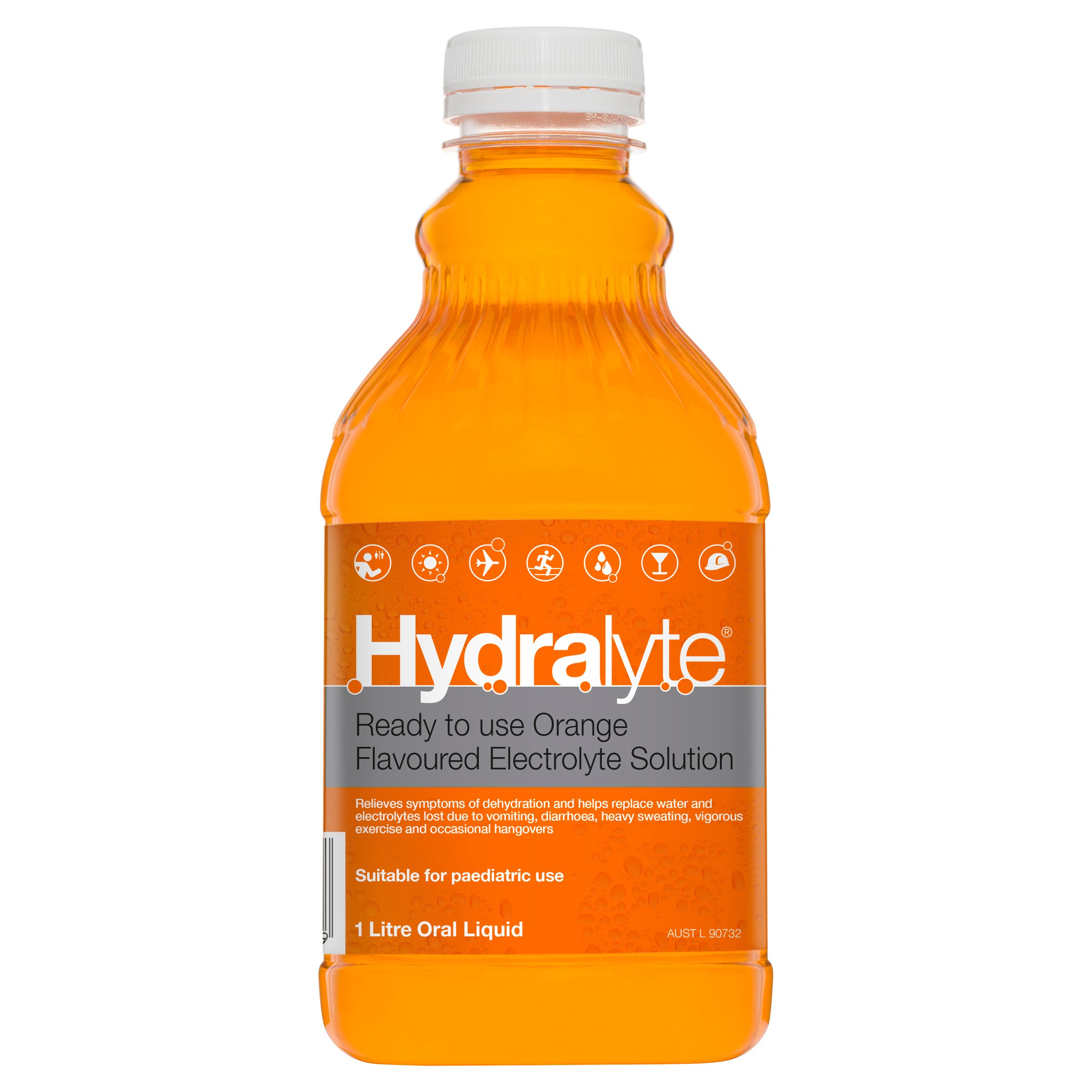 Hydralyte Ready to Use Liquid Orange Flavoured 1 litre - Image 1