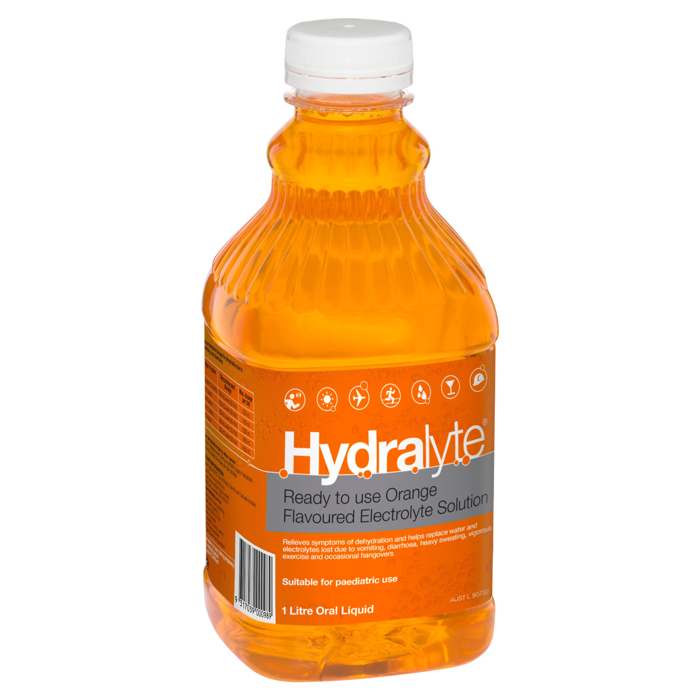 Hydralyte Ready to Use Liquid Orange Flavoured 1 litre - Image 6