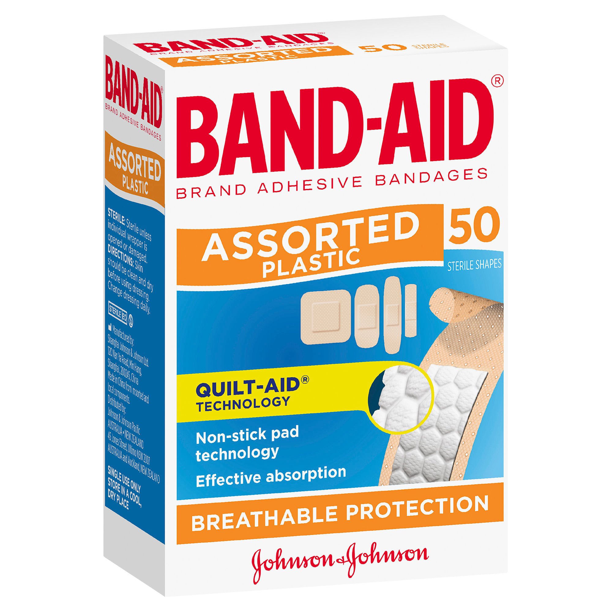 Band-Aid Assorted Shapes 50 pack - Image 5