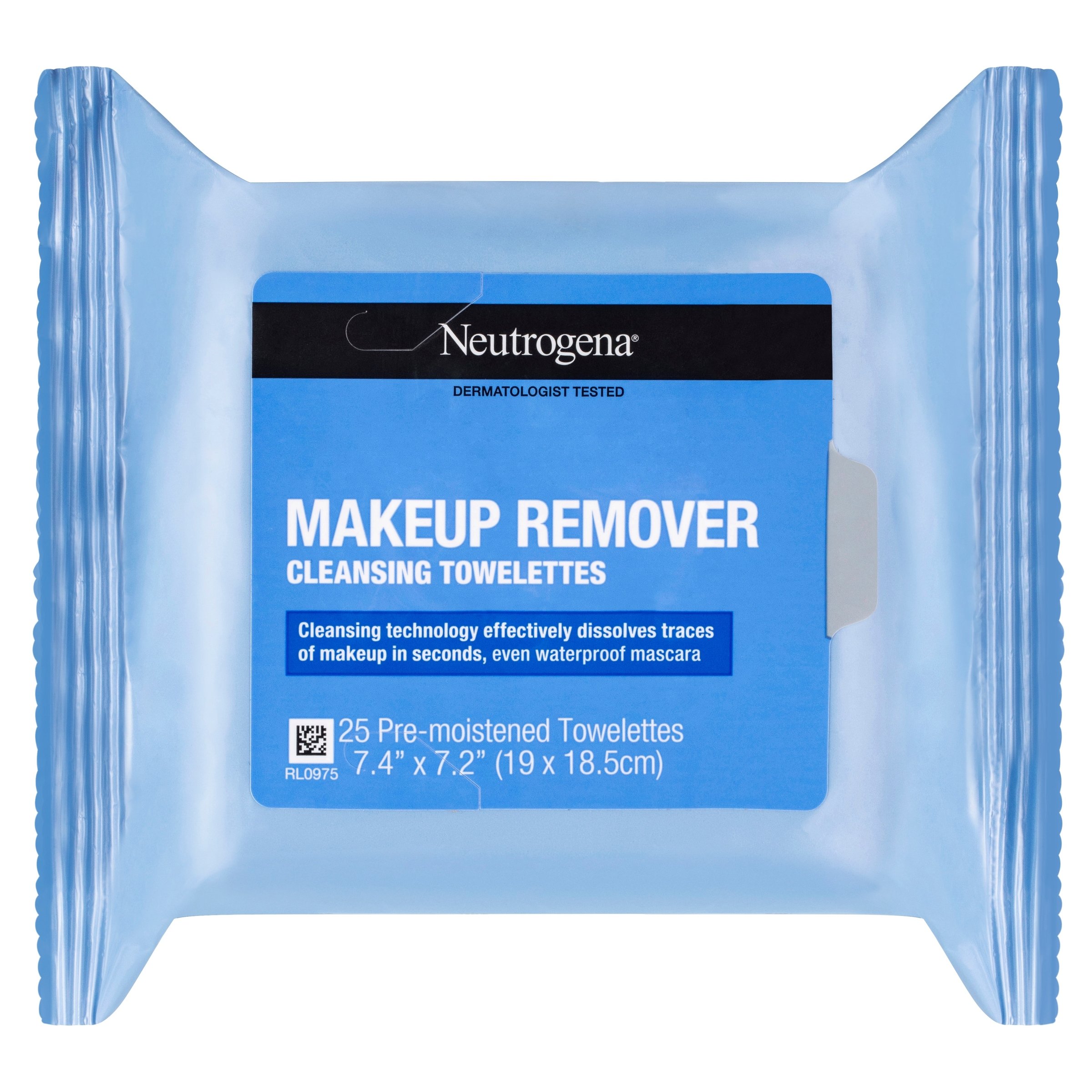 Neutrogena Makeup Remover Cleansing Towelettes 25 pack - Image 1
