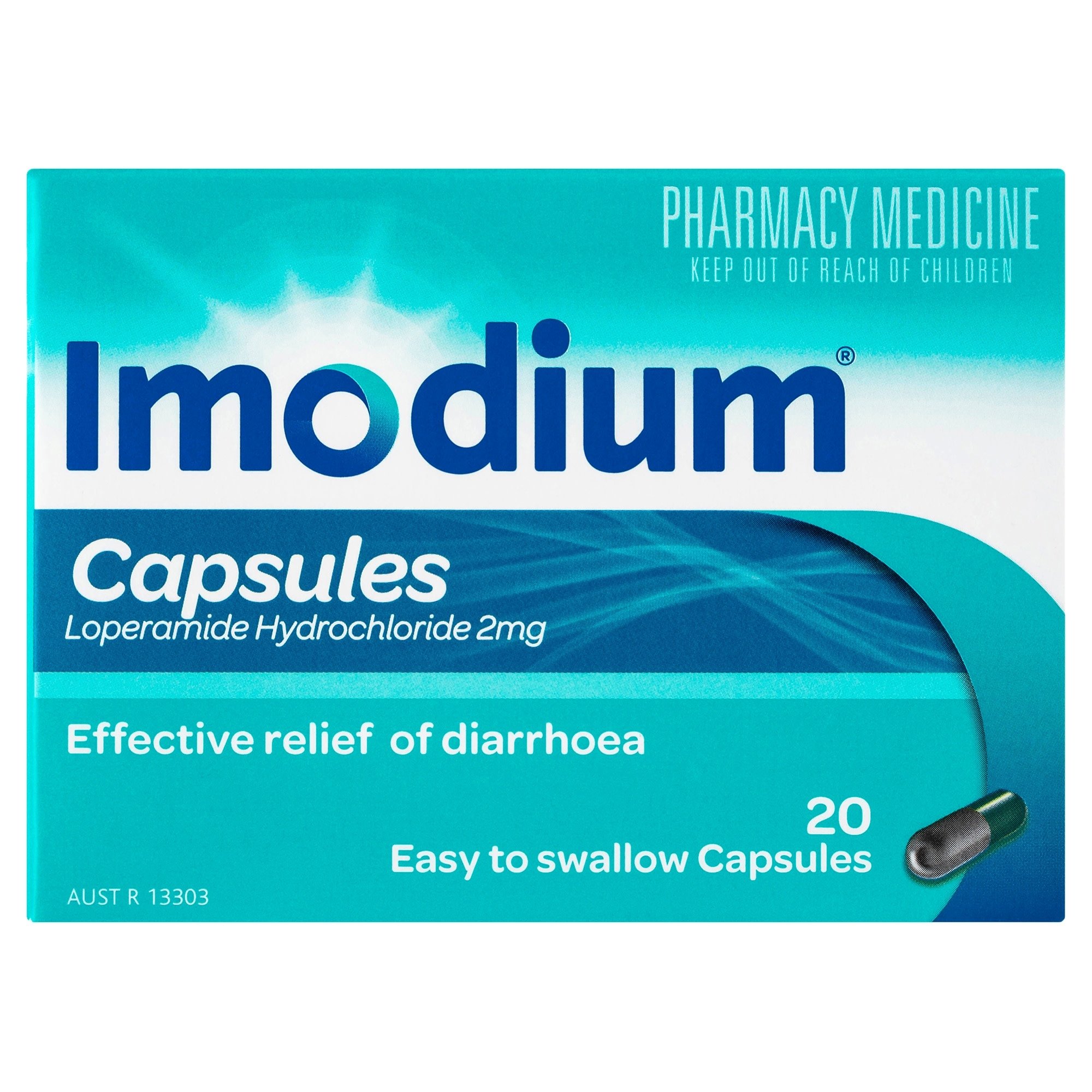 Imodium 2mg - 20 capsules - Image 1
