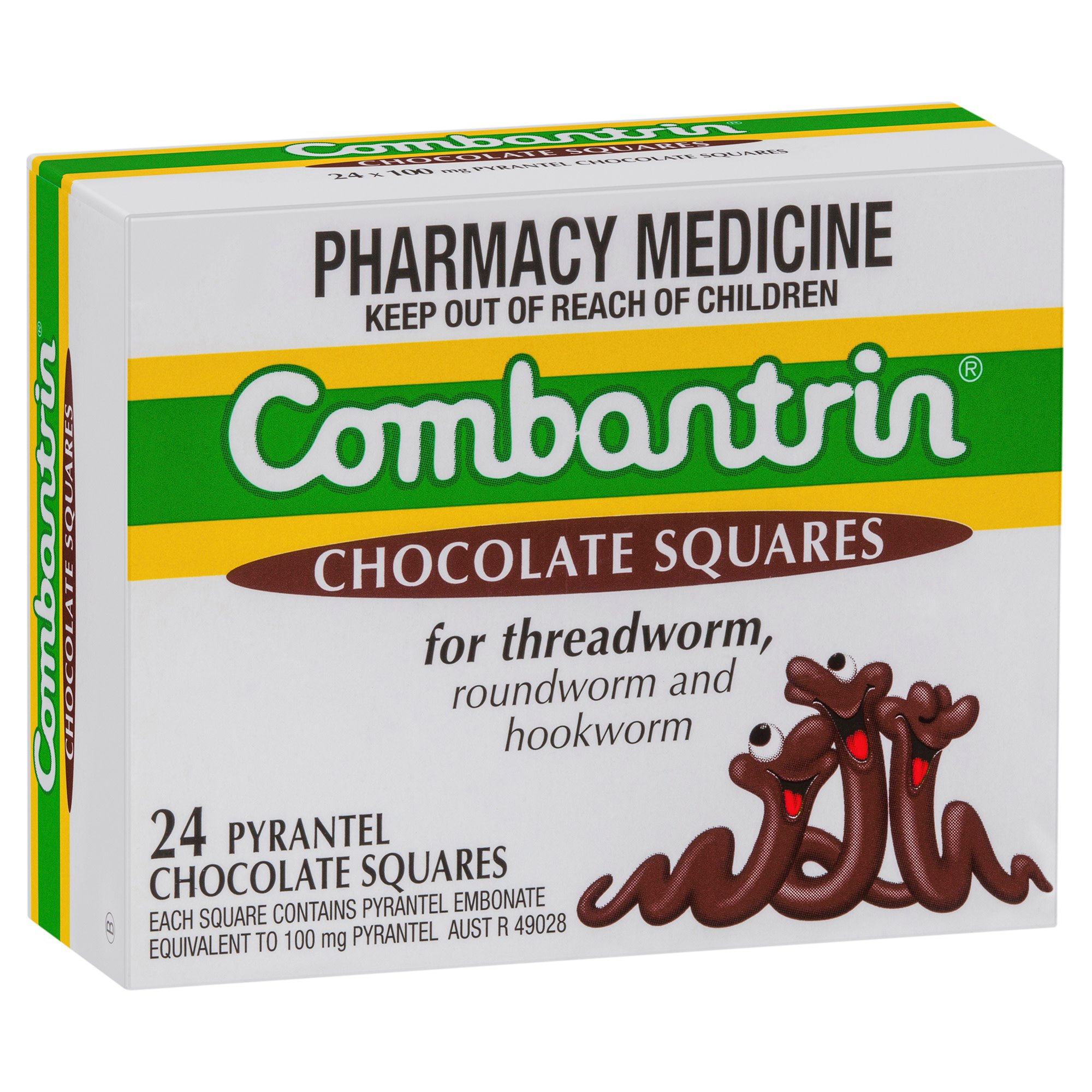 Combantrin Chocolate Squares 24 tablets - Image 6