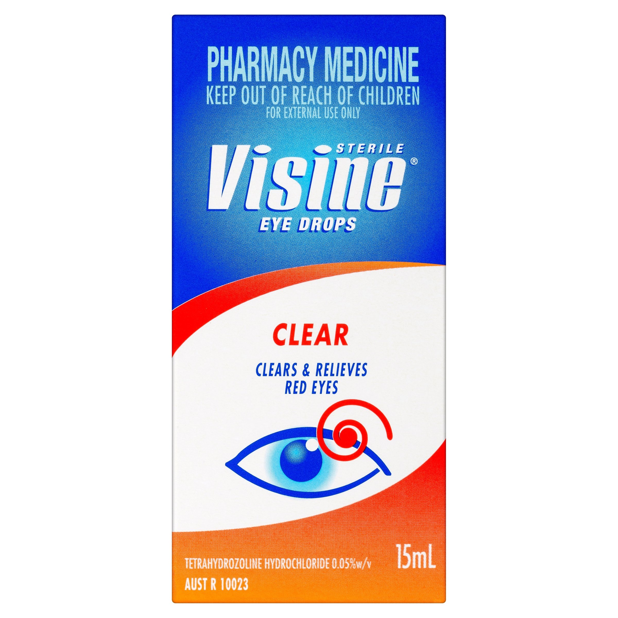 Visine Eye Drops Clear 0.05% - 15ml - Image 1