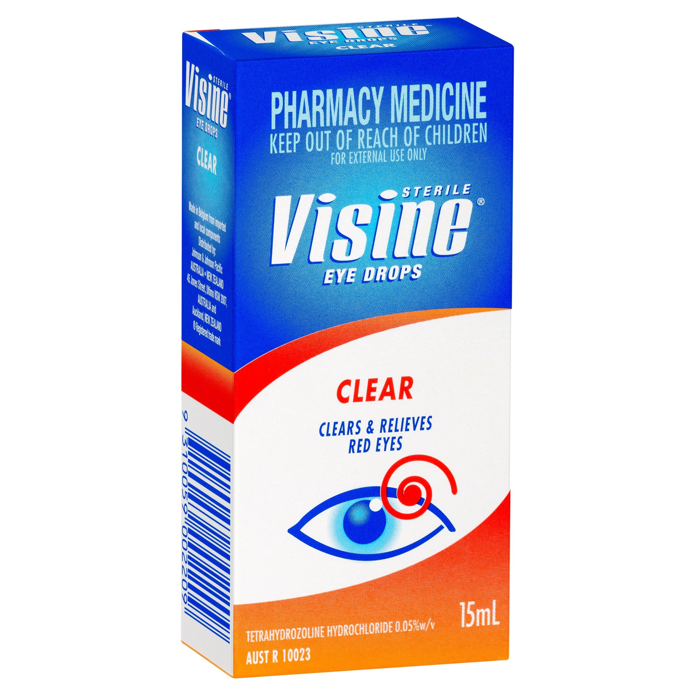 Visine Eye Drops Clear 0.05% - 15ml - Image 6