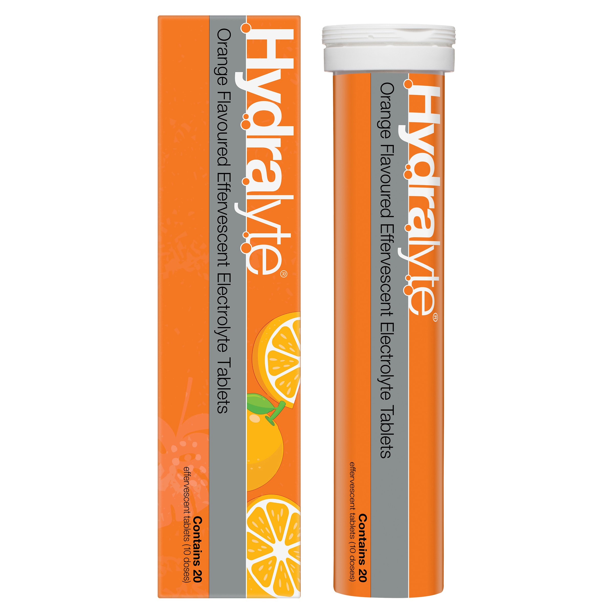 Hydralyte Effervescent Orange 20 tablets - Image 7