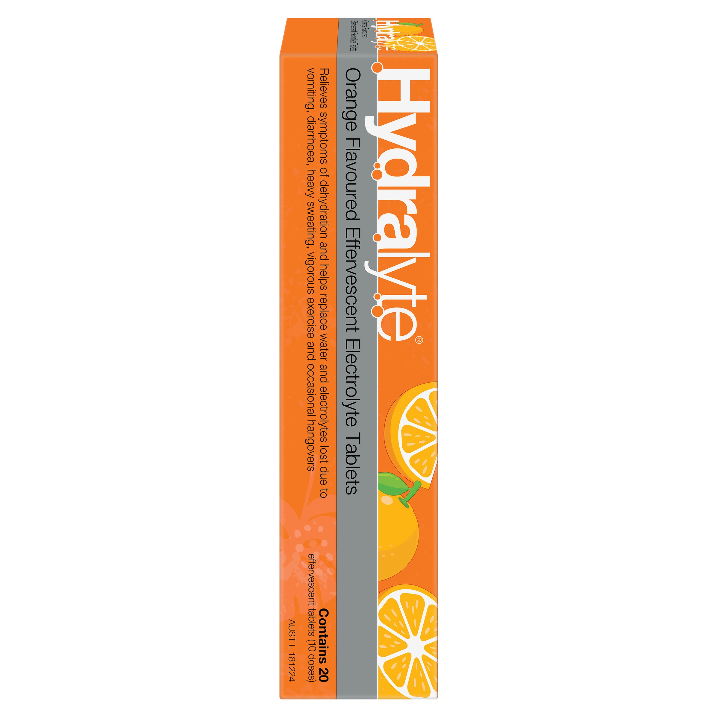 Hydralyte Effervescent Orange 20 tablets - Image 1