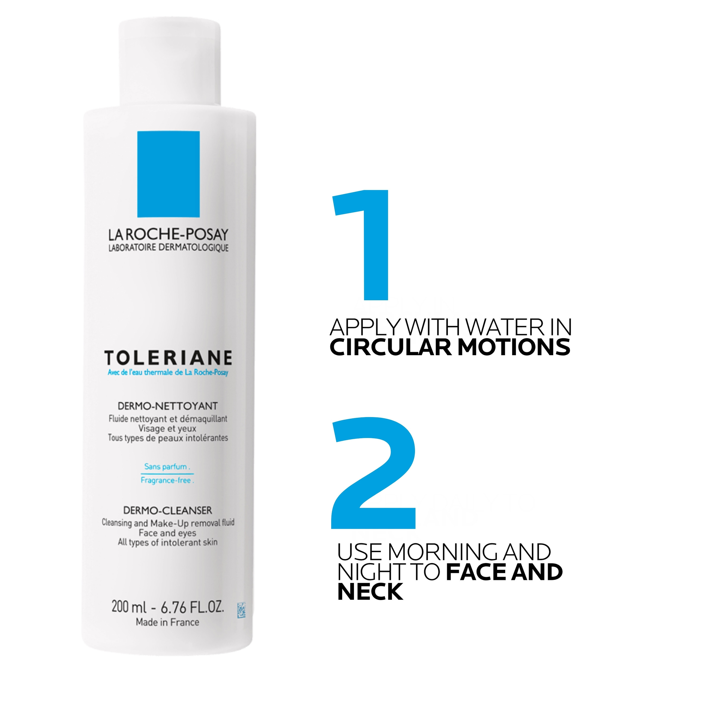 La Roche-Posay Toleriane Dermo Cleanser Fluid 200ml - Image 6