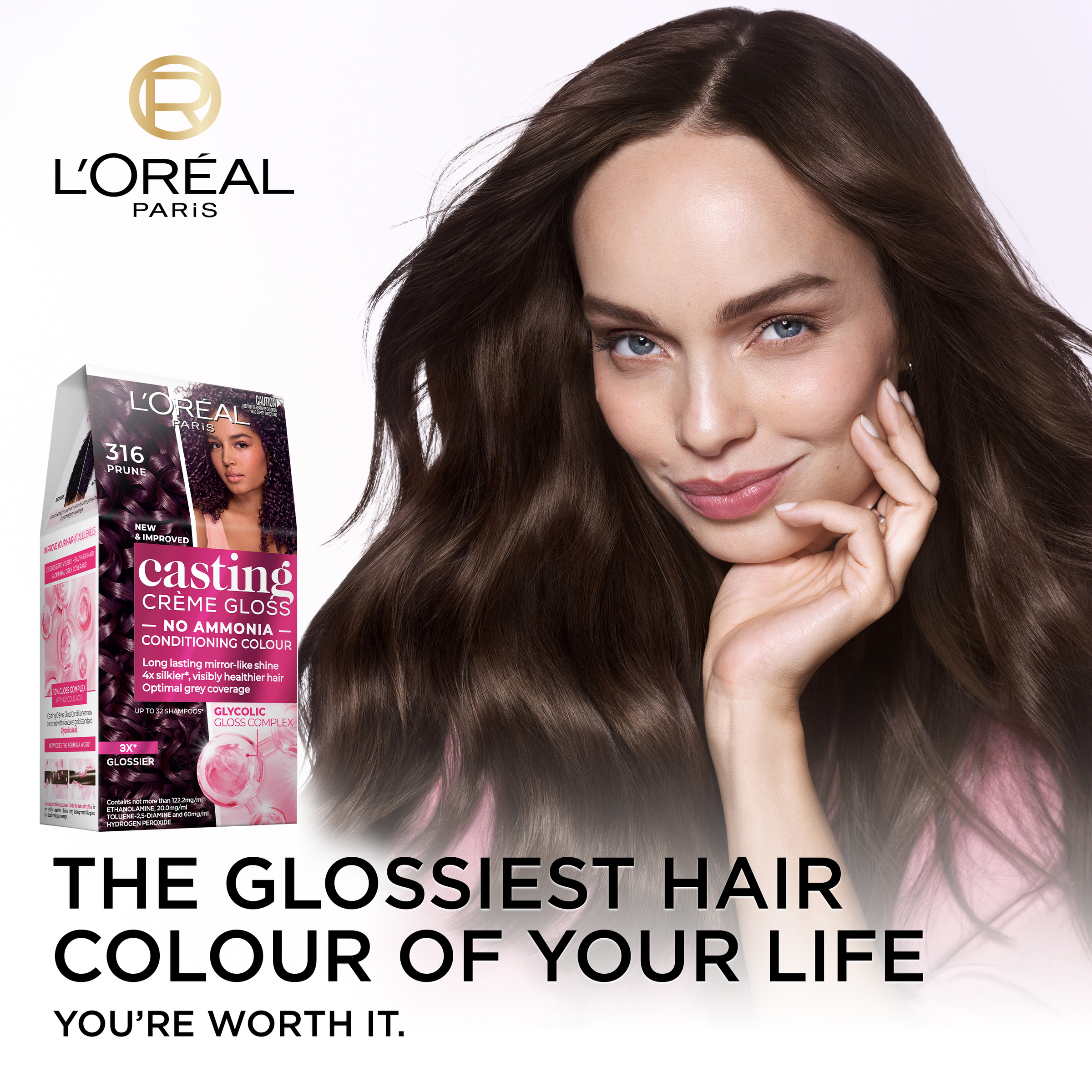 L'Oreal Paris Casting Creme Gloss 316 Plum 1 each - Image 3