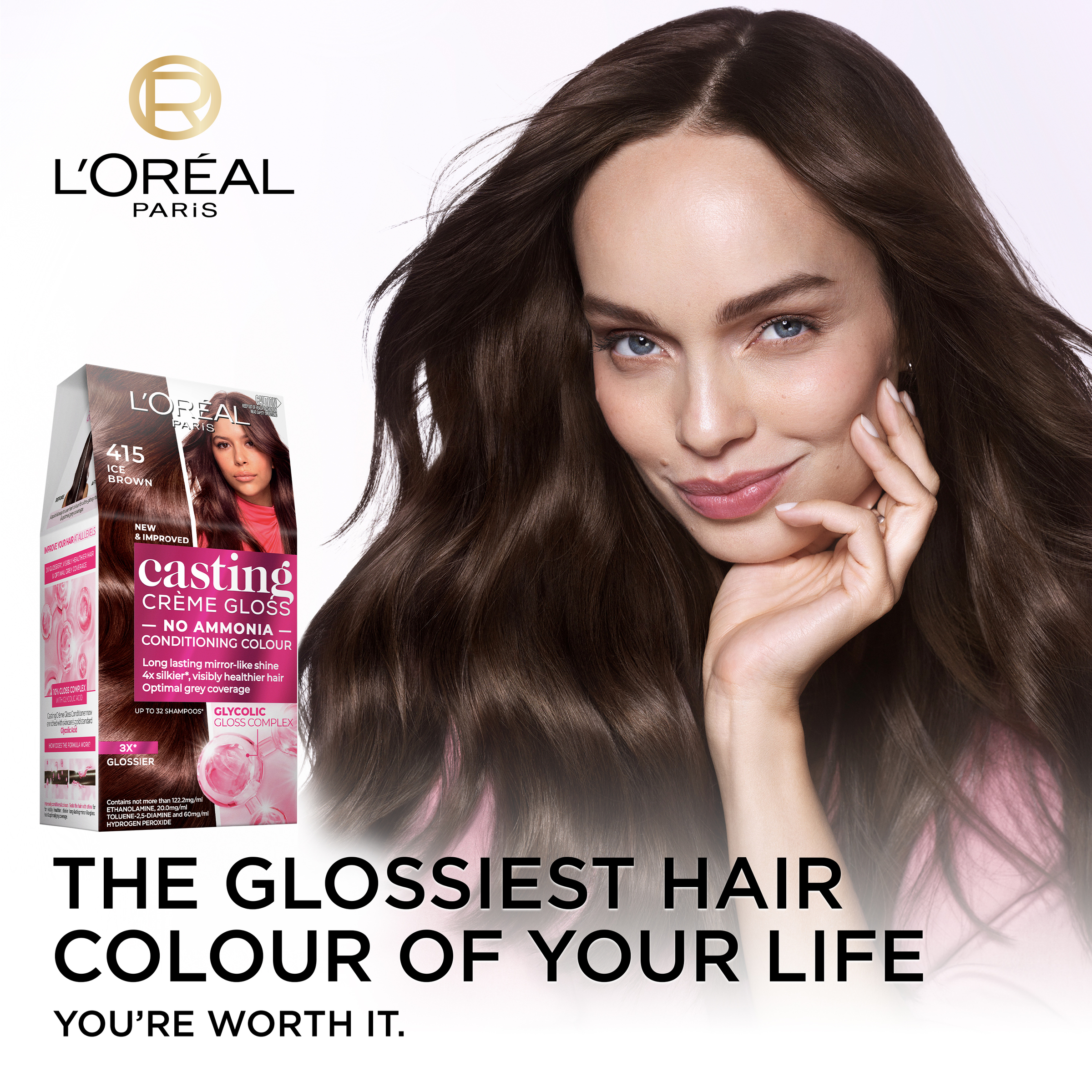 L'Oreal Paris Casting Creme Gloss 415 Iced Chocolate 1 each - Image 3