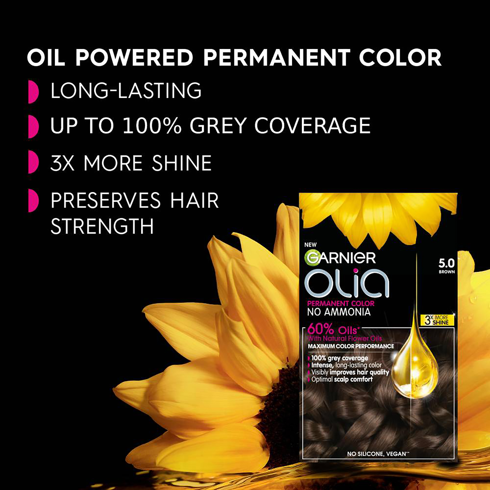 Garnier Olia 4.0 Dark Brown 1 pack - Image 5