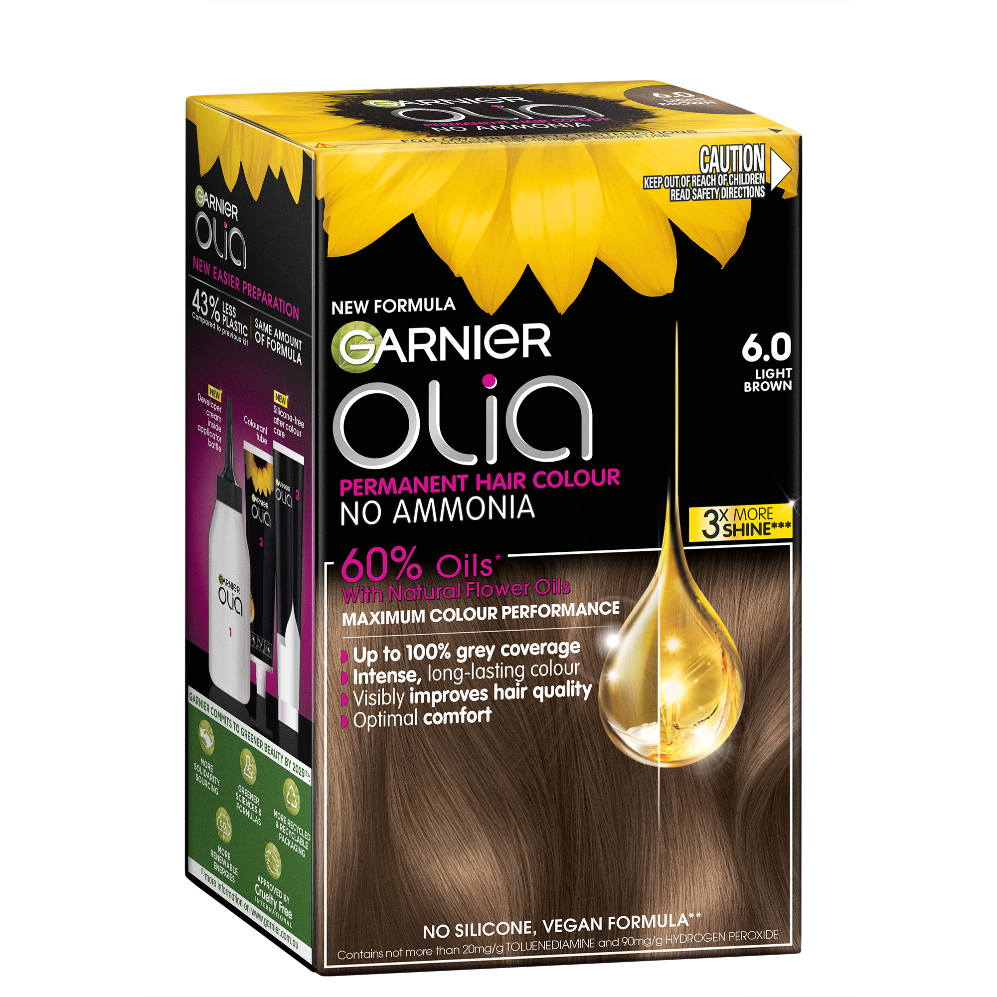 Garnier Olia 6.0 Light Brown 1 pack - Image 1