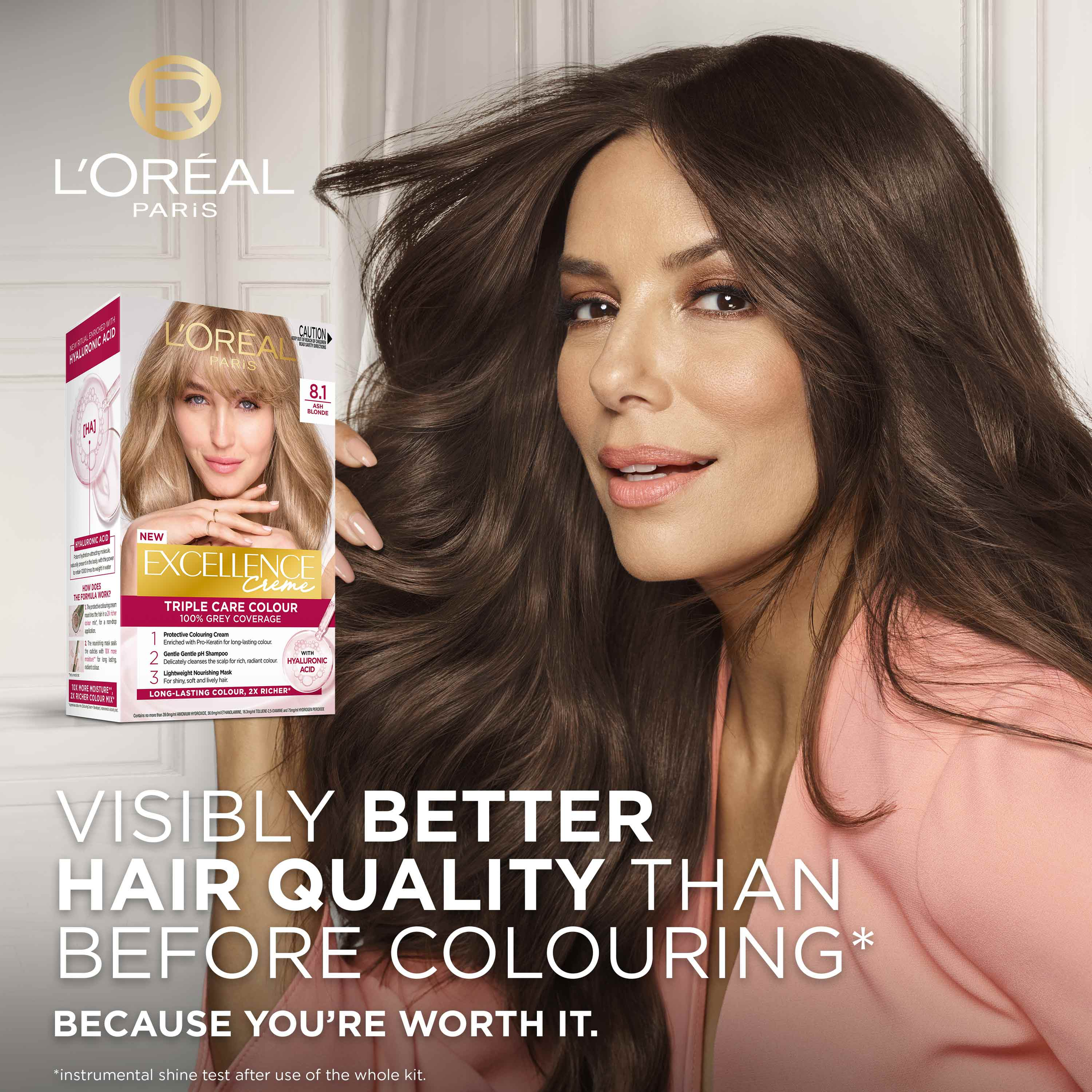 L'Oreal Paris Excellence Creme 8.1 Ash Blonde 1 each - Image 2