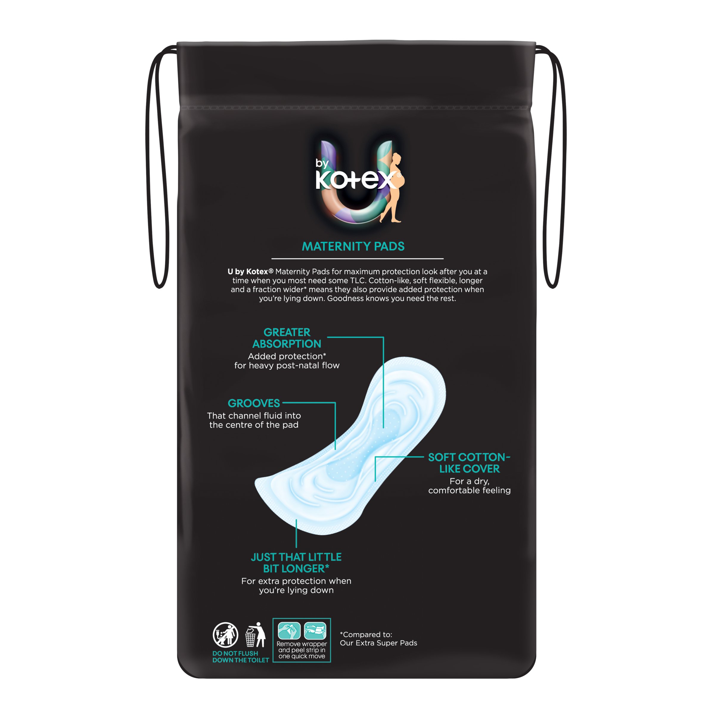 U by Kotex Pads Maternity Maxi 10 pack - Image 2