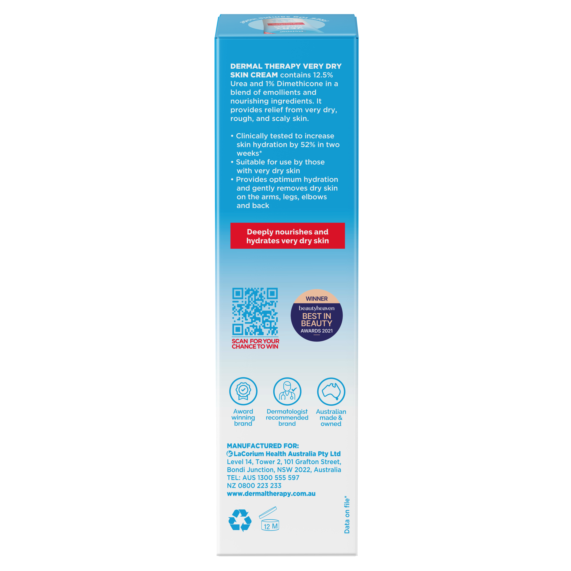 Dermal Therapy Very Dry Skin Cream 125g - Image 2