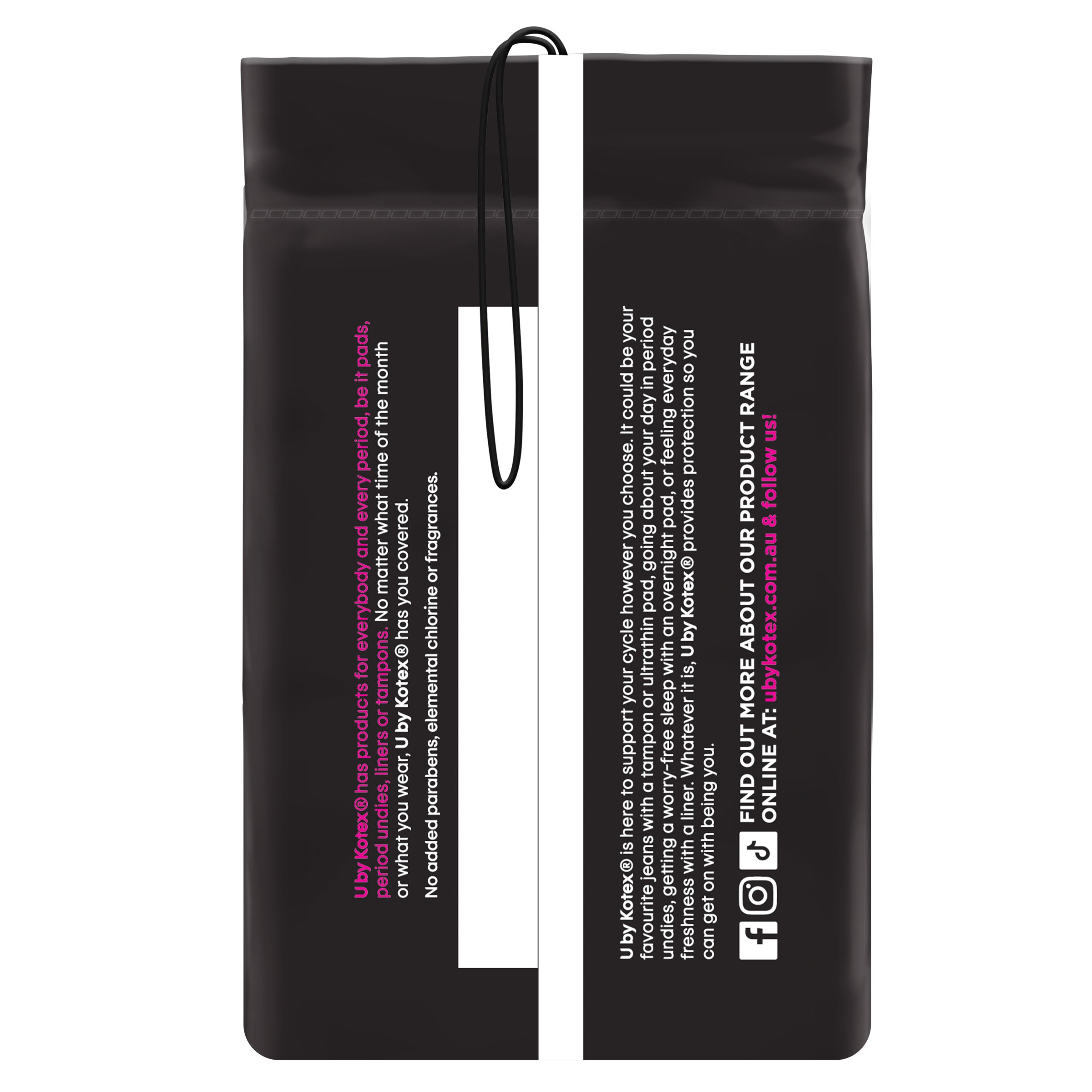 U by Kotex Pads Ultra Thin With Wings Super 12 pack - Image 4