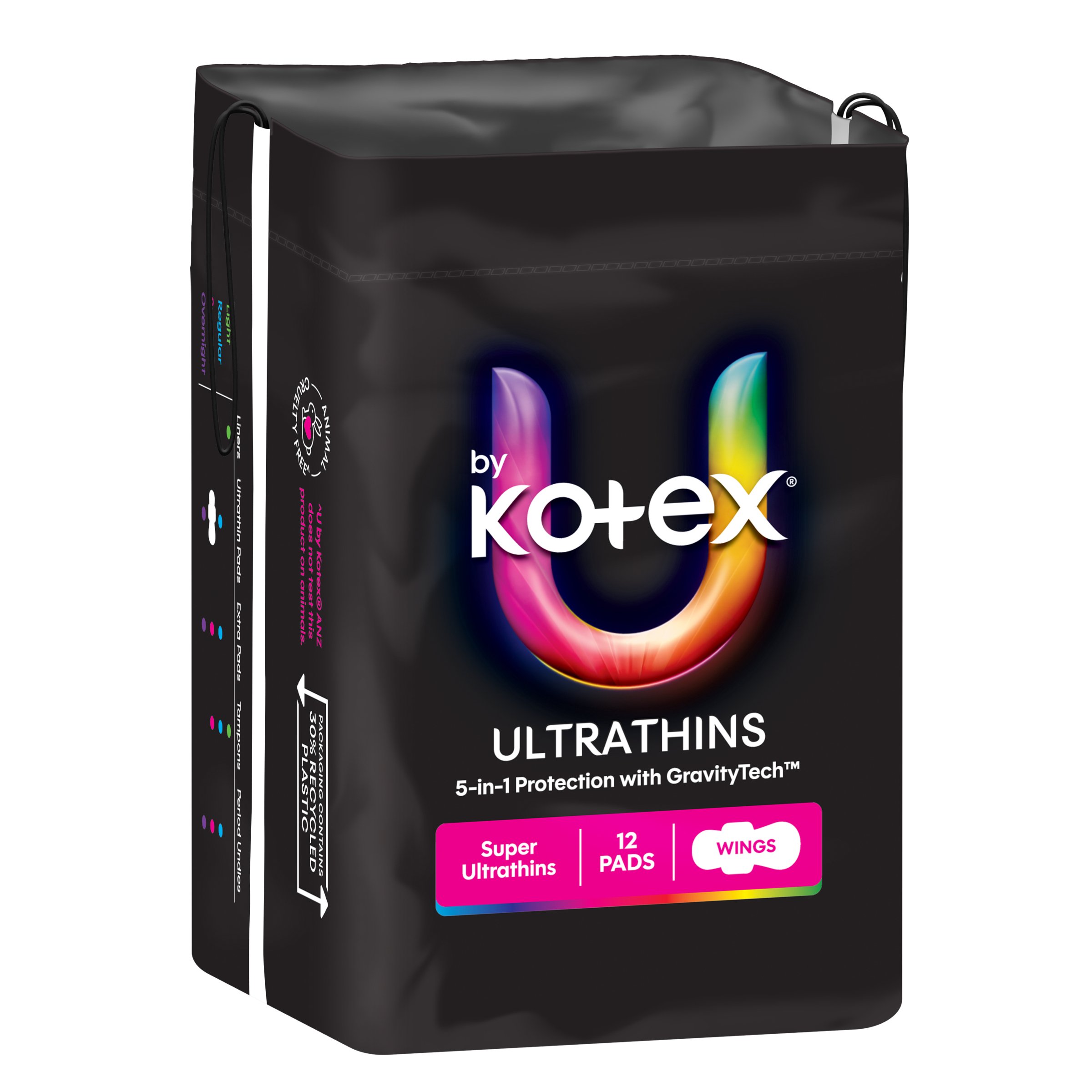 U by Kotex Pads Ultra Thin With Wings Super 12 pack - Image 6