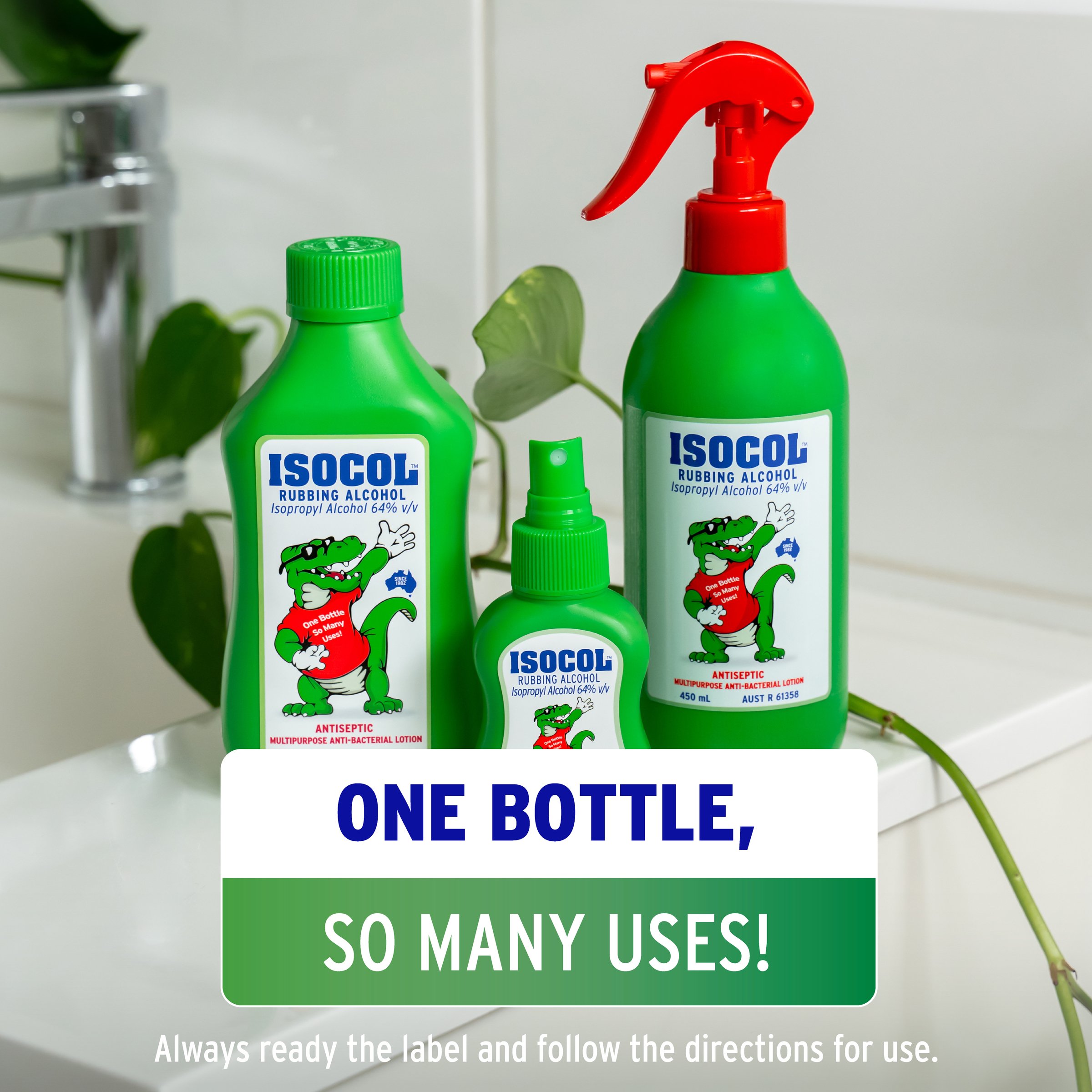 Isocol Multi Purpose Antibacterial Solution 345ml - Image 8