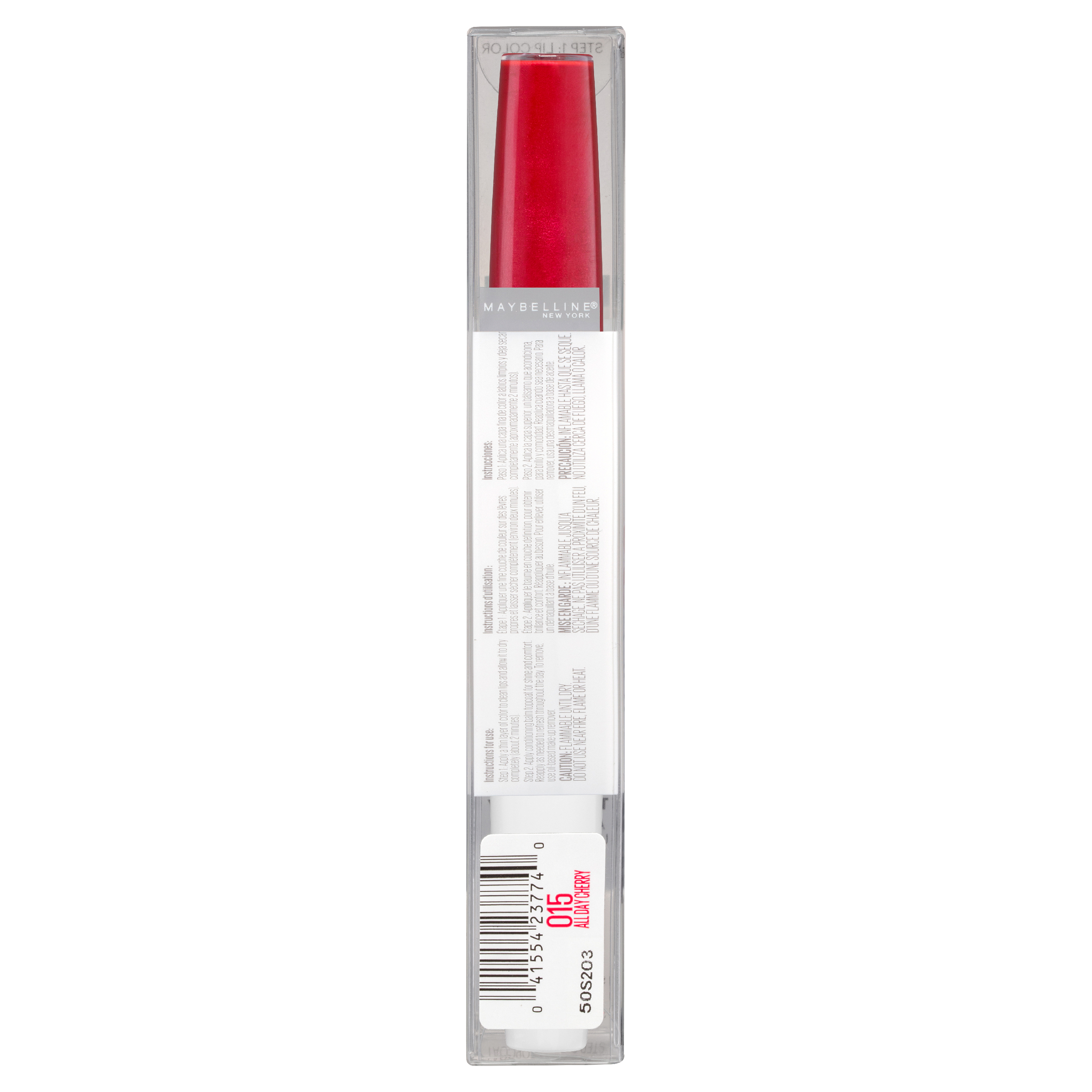 Maybelline SuperStay 24HR Lip Color 15 All Day Cherry 1 each - Image 1
