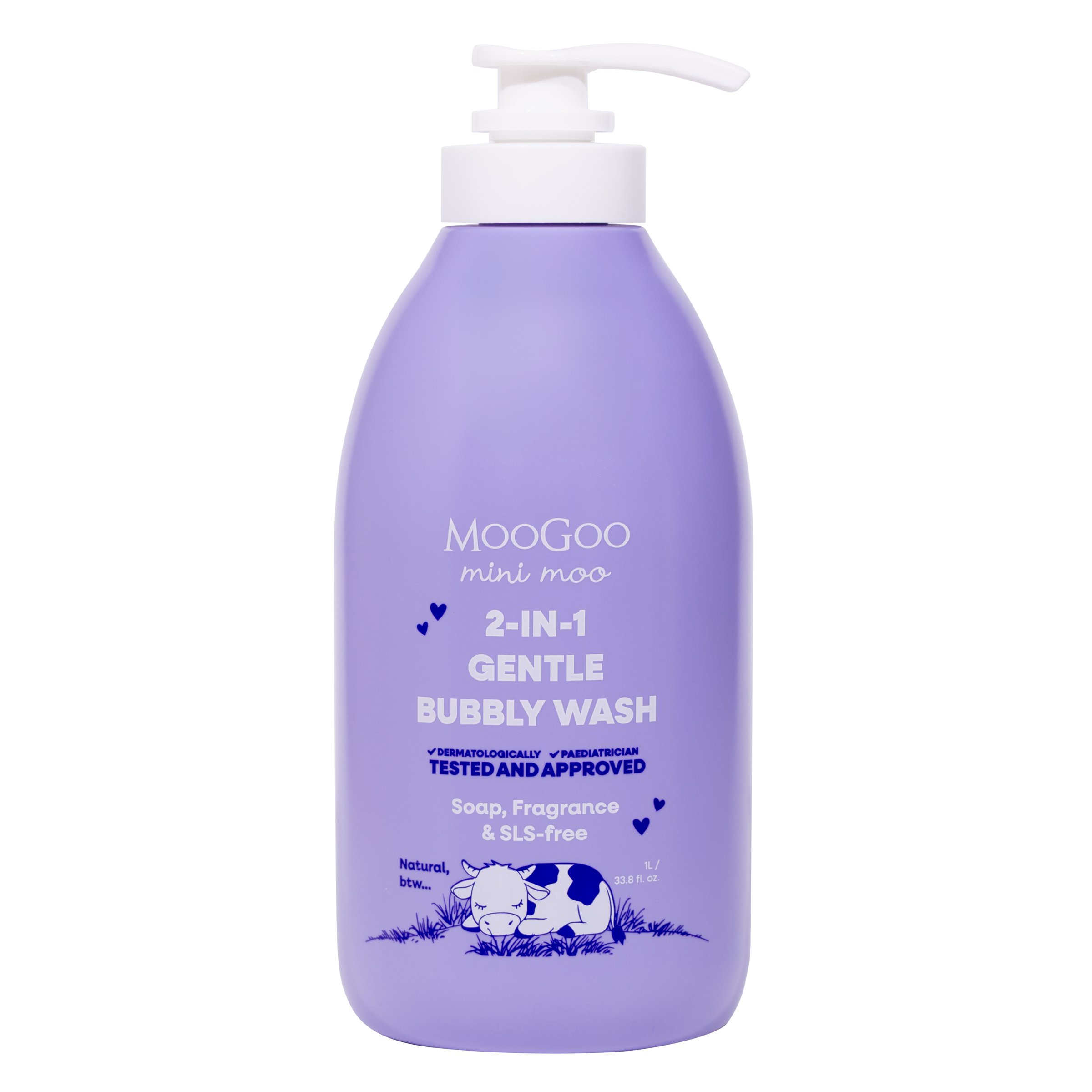 MooGoo Mini Moo Bubbly Wash 1 litre