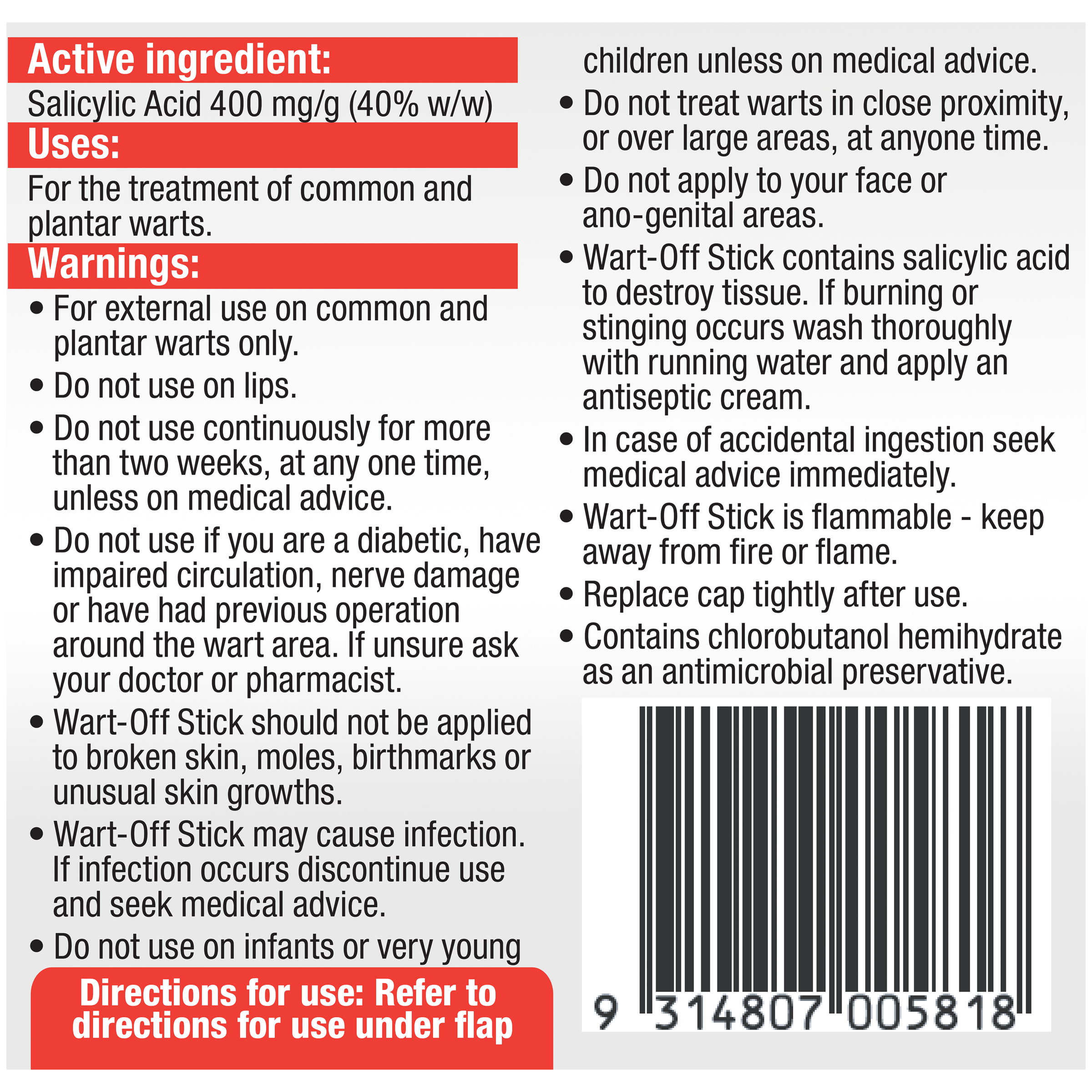 Wart Off Stick 5g - Image 3