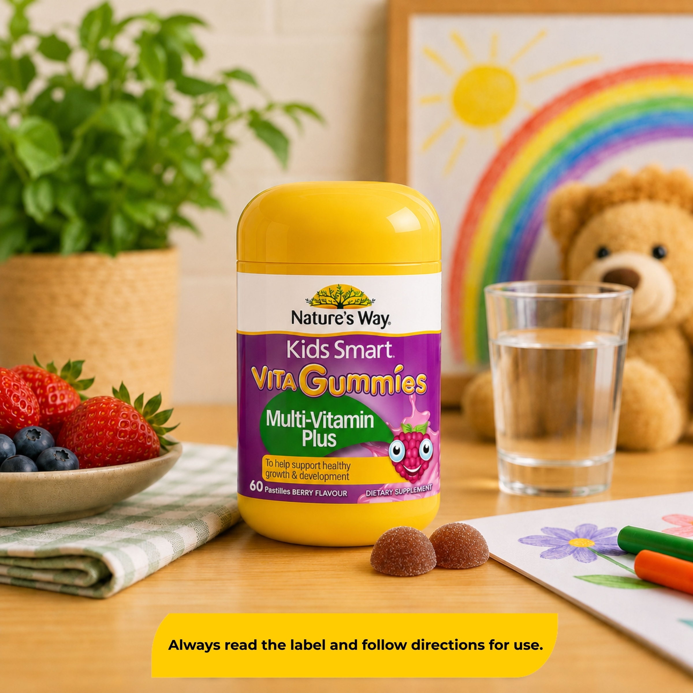 Nature's Way Kids Smart Vita Gummies Multi-Vitamin Plus 60 pastilles - Image 5