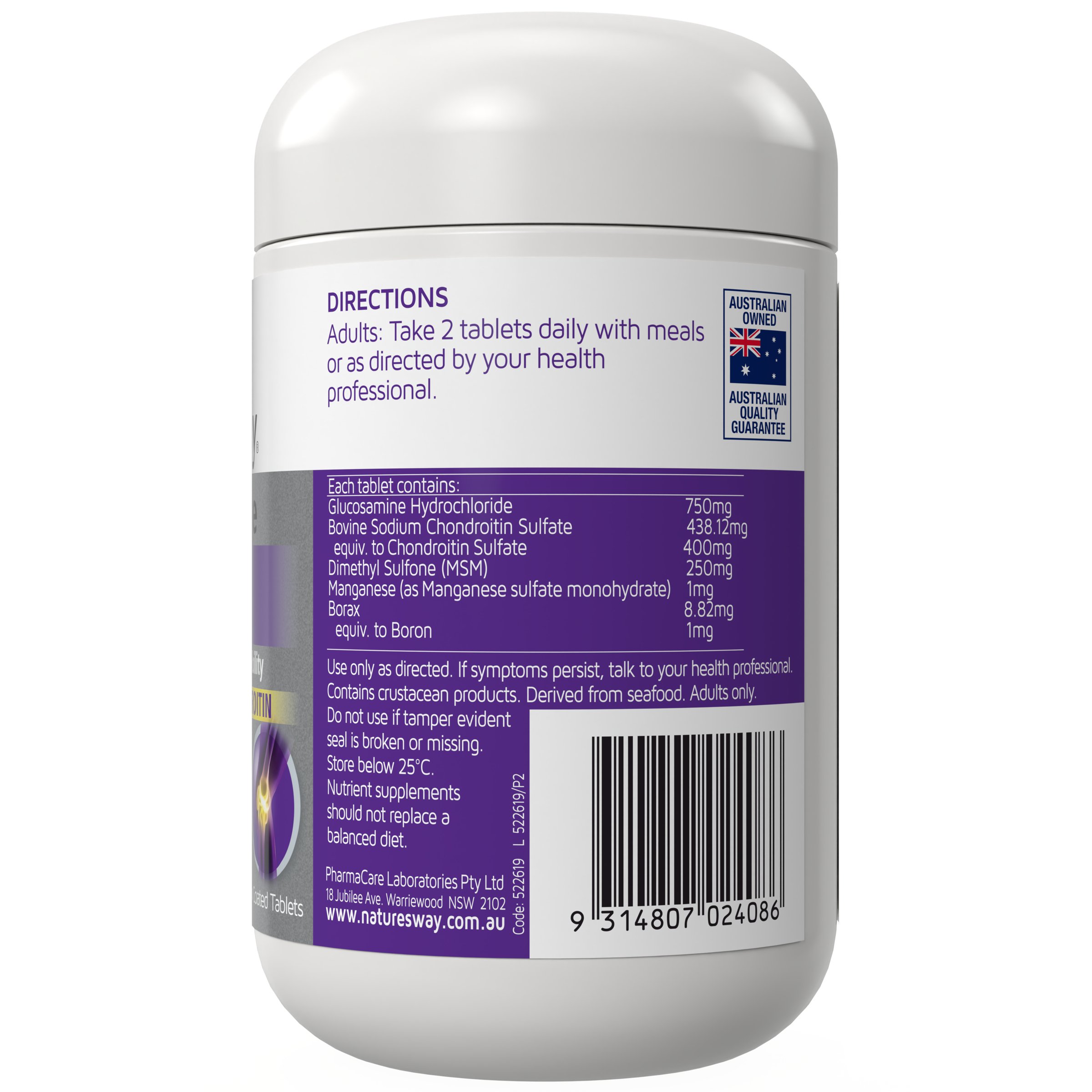 Nature's Way Joint Restore Triple Action 120 tablets - Image 3