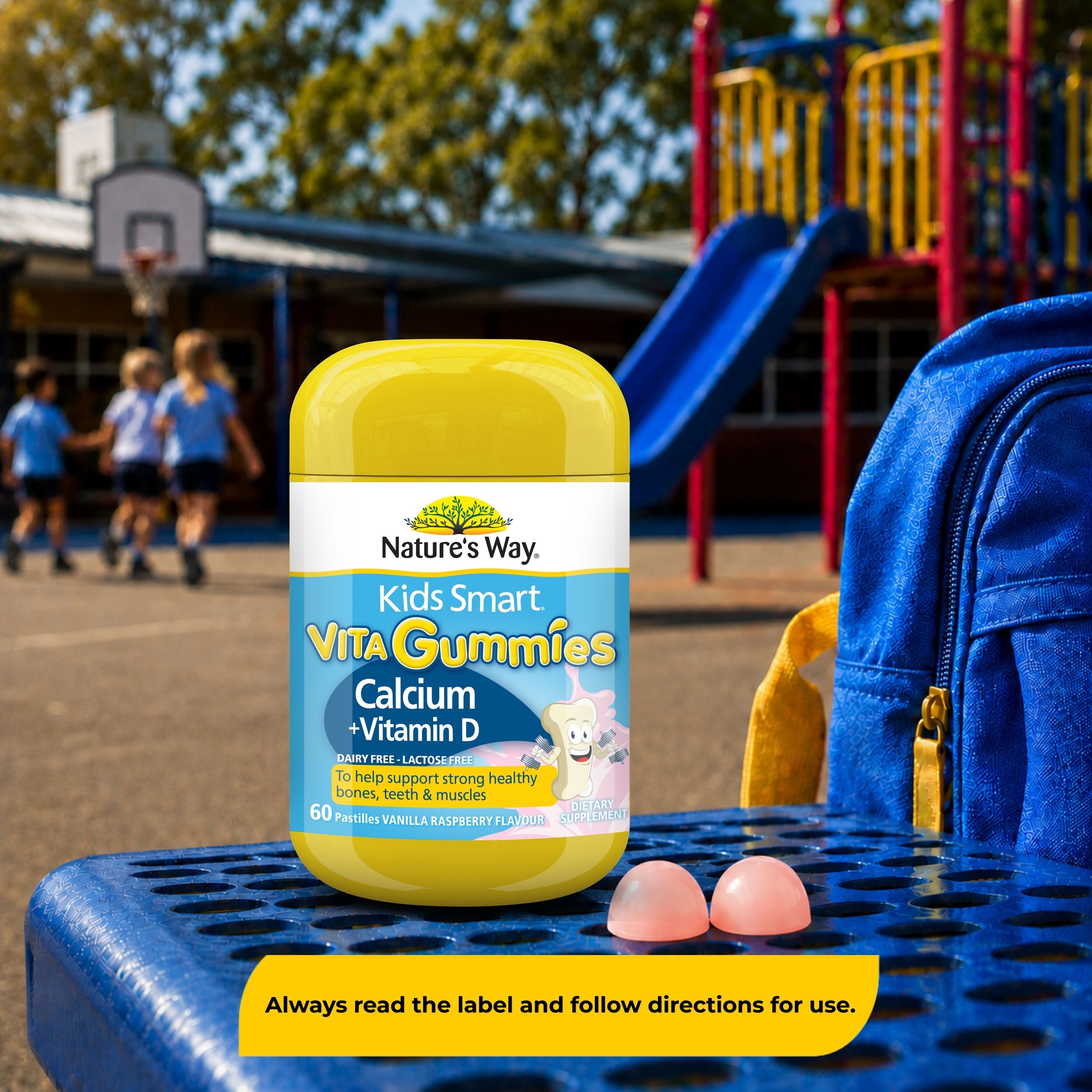 Nature's Way Kids Smart Vita Gummies Calcium + Vitamin D 60 pastilles - Image 5