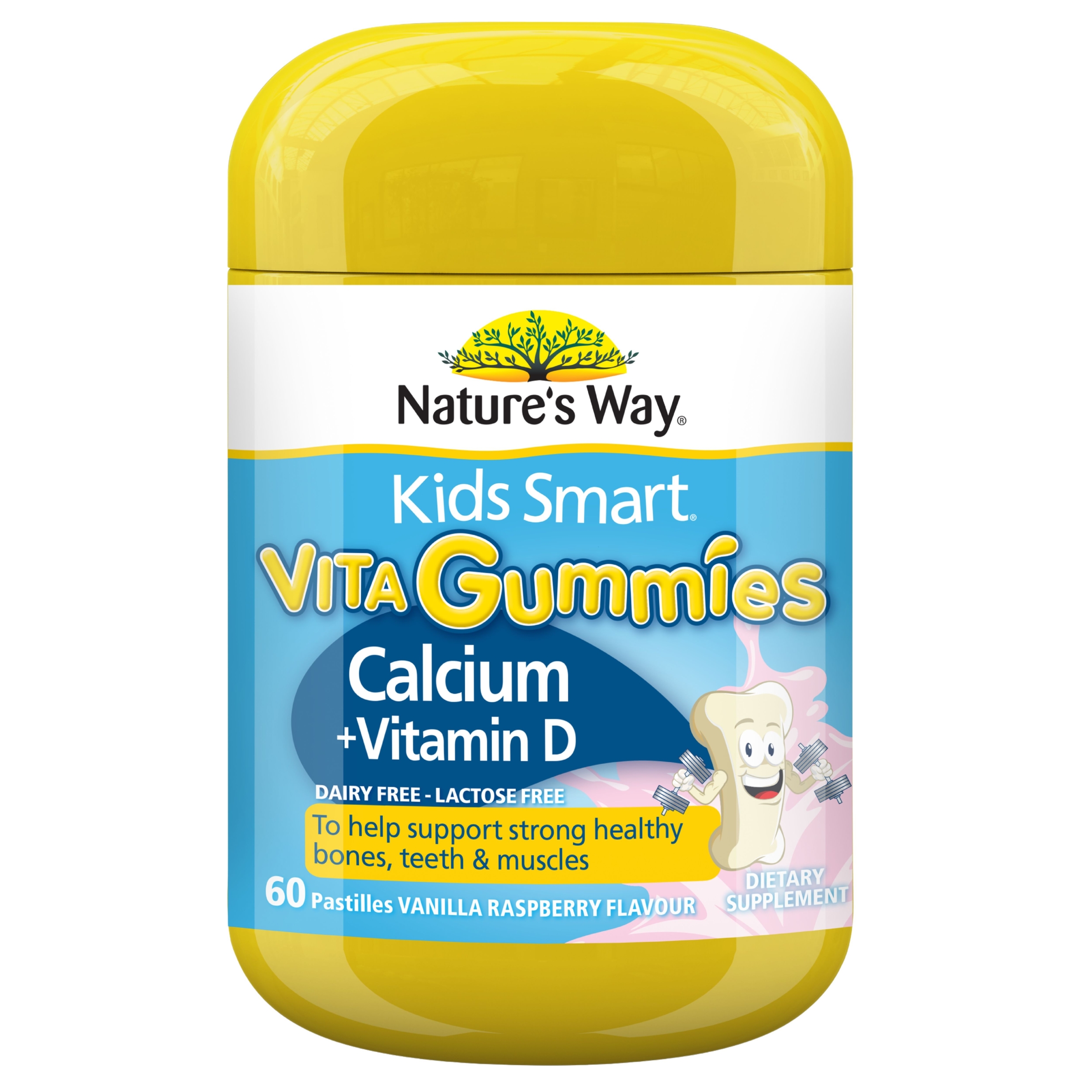 Nature's Way Kids Smart Vita Gummies Calcium + Vitamin D 60 pastilles - Image 1